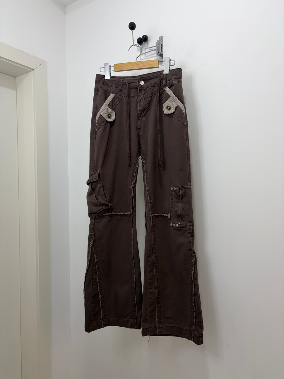 y2k 펑크 카고 와이드 팬츠 바지 상품이미지4
