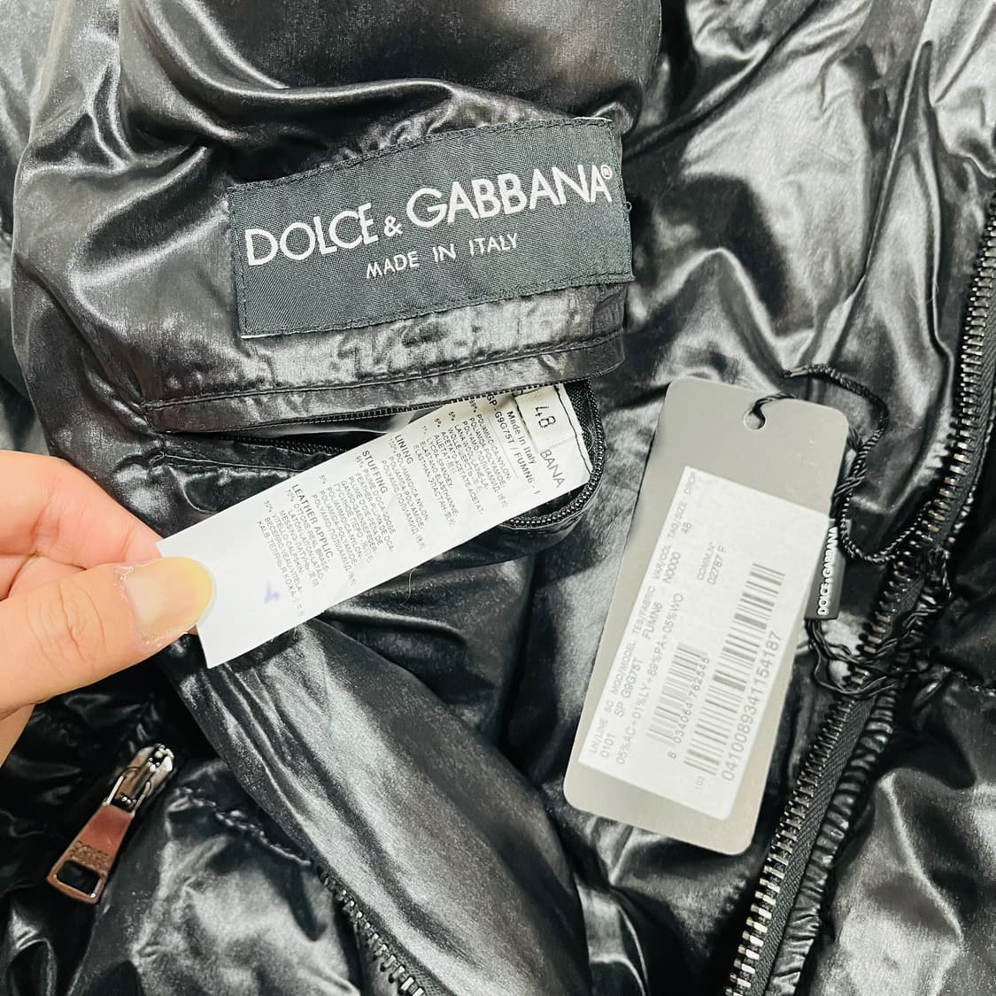 돌체 앤 가바나 락시크 플레이트 구스 다운패딩 자켓 상품이미지8