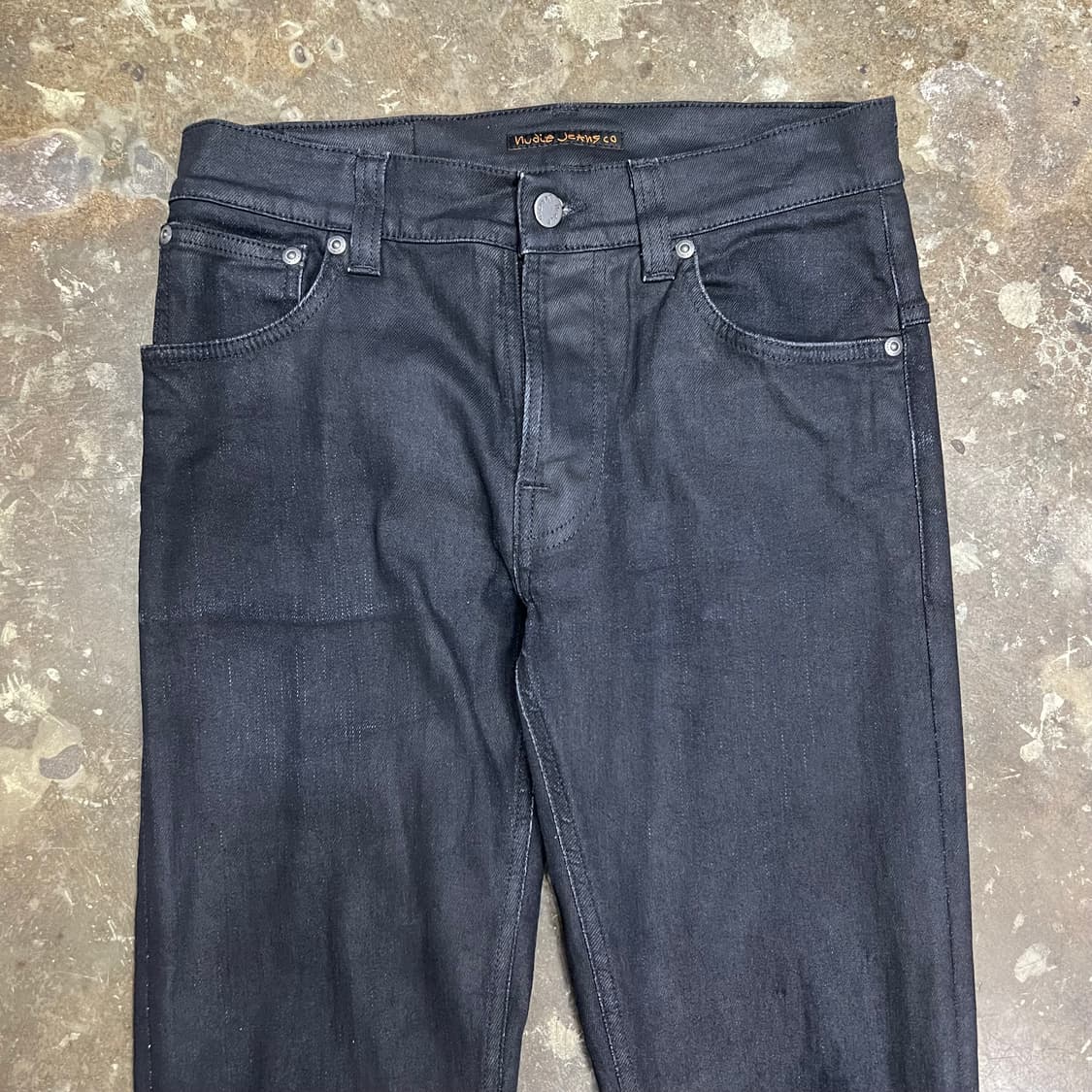 29) 누디진 씬핀 블랙 코팅진 데님팬츠 청바지 상품이미지2