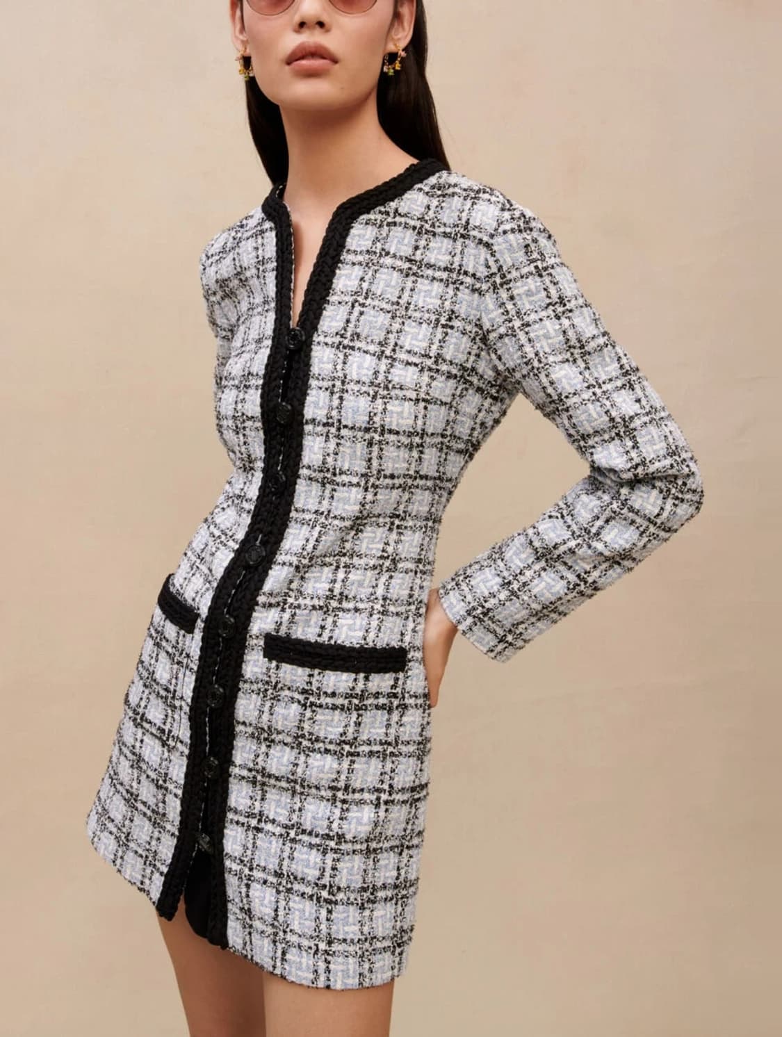 마쥬 트위드 원피스 상품이미지1