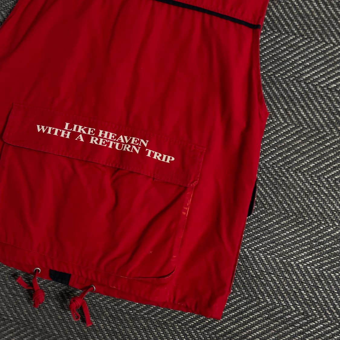 90s 필라 빅로고 올드스쿨 헌팅 베스트 o 3345 상품이미지4