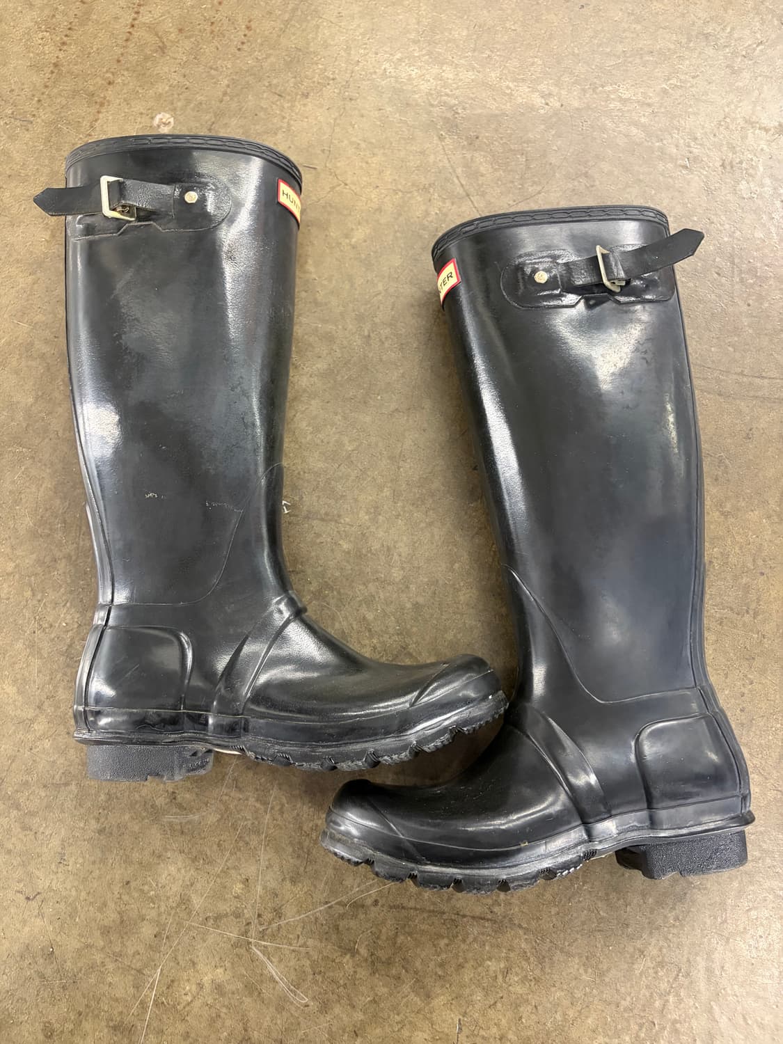 헌터 오리지널 톨 레인부츠 블랙 EU37 상품이미지5