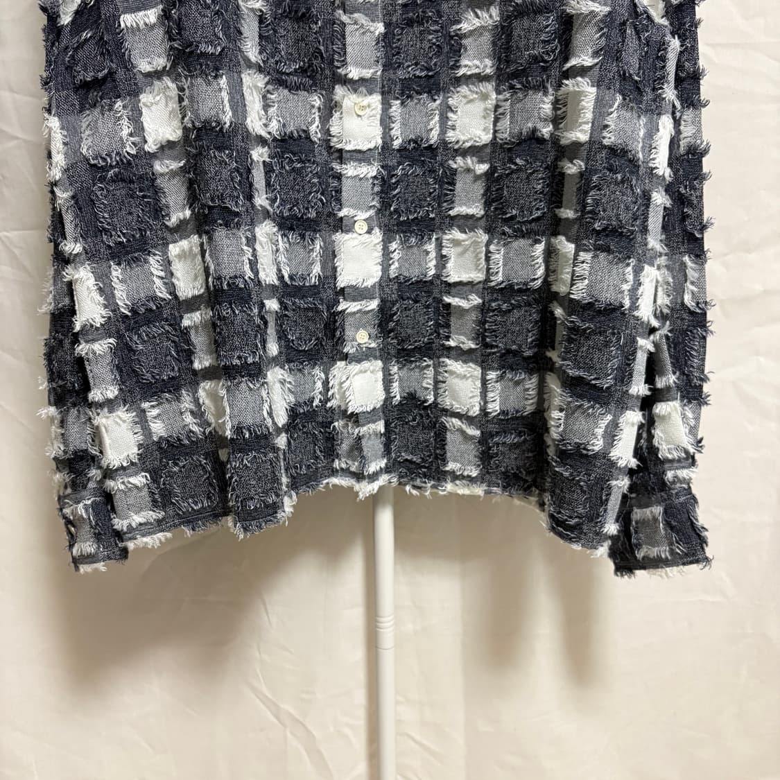 웨이비니스 프린지 테슬 체크셔츠 / 2 상품이미지3