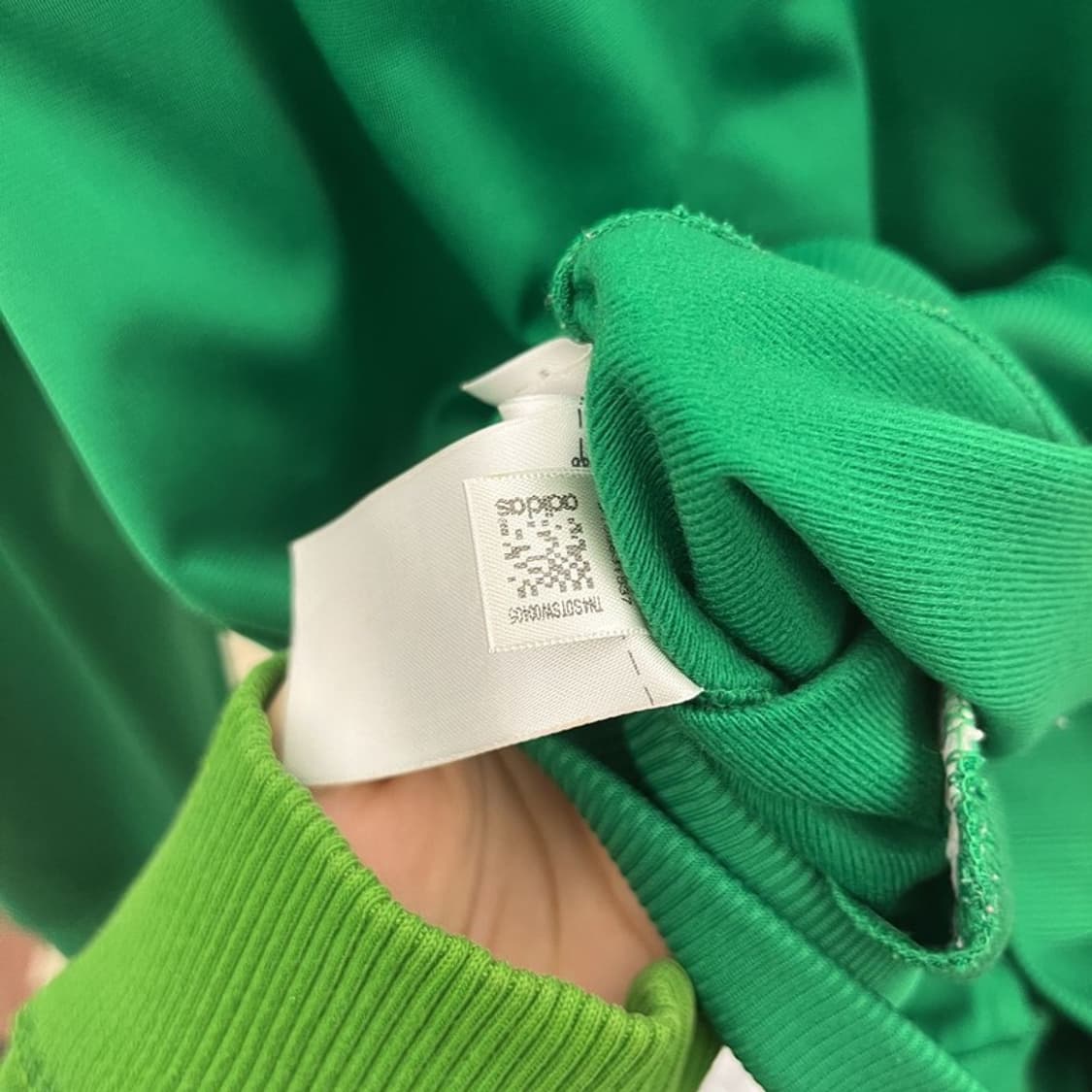 아디다스 레트로 Y2K 00's 비비드 그린 져지 집업 S C09880 상품이미지7