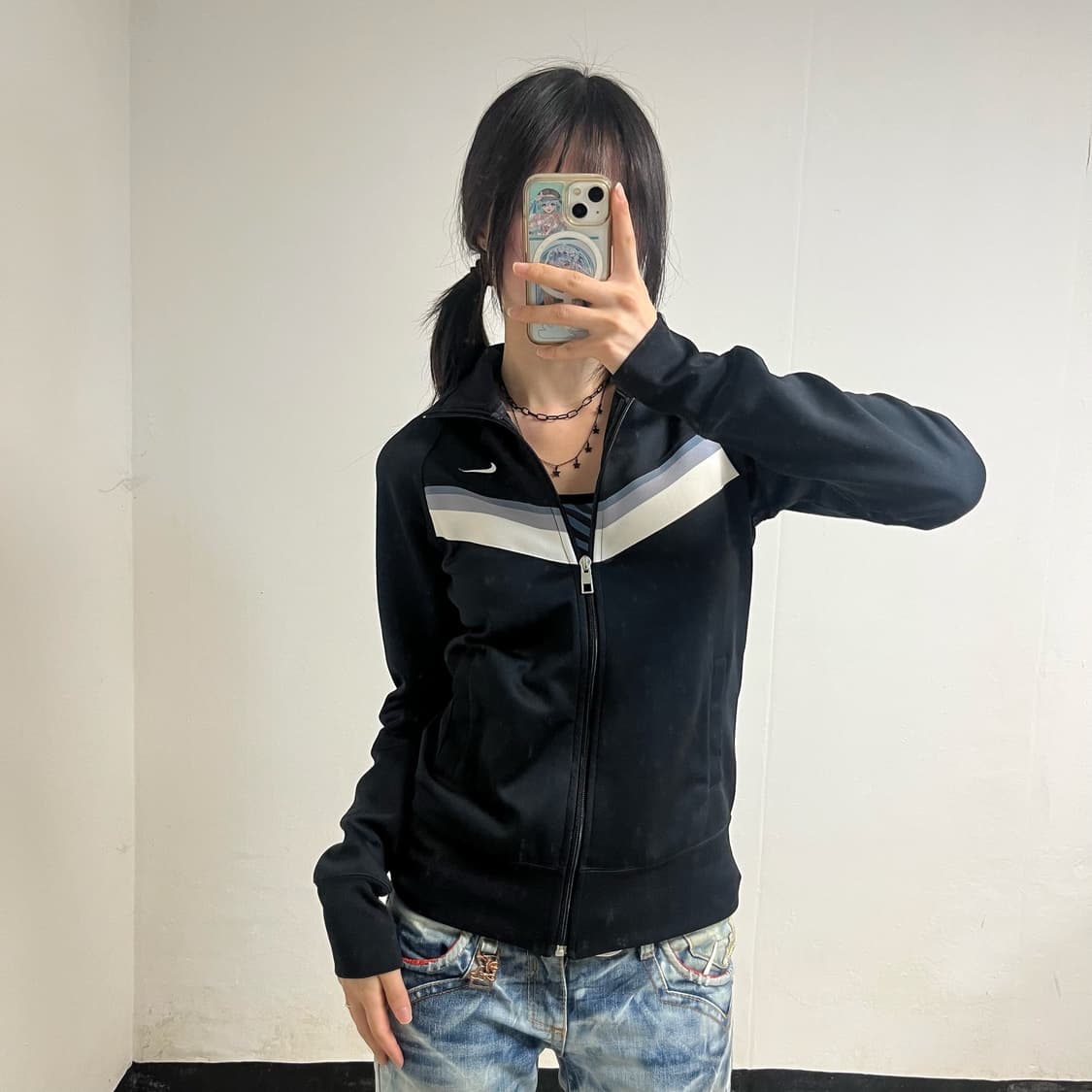 Nike Black Track Jacket 상품이미지1