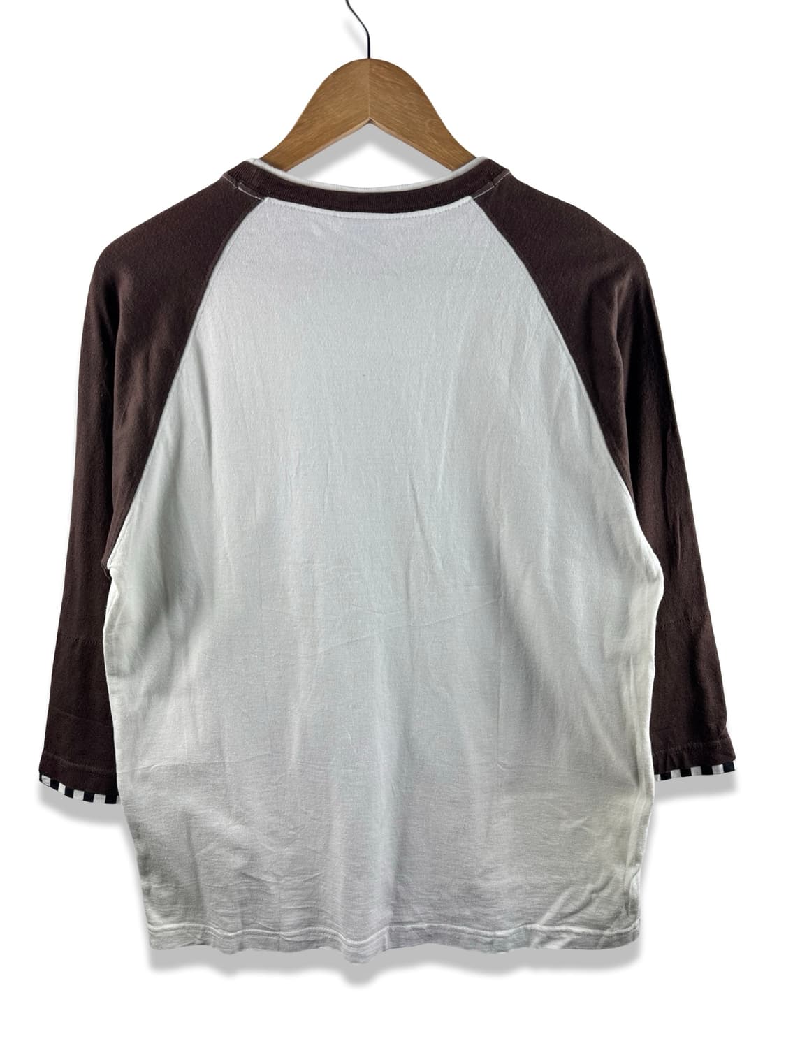 JPN 브라운 나그랑 Y2K 레터링 7부 롱슬리브2567 상품이미지2