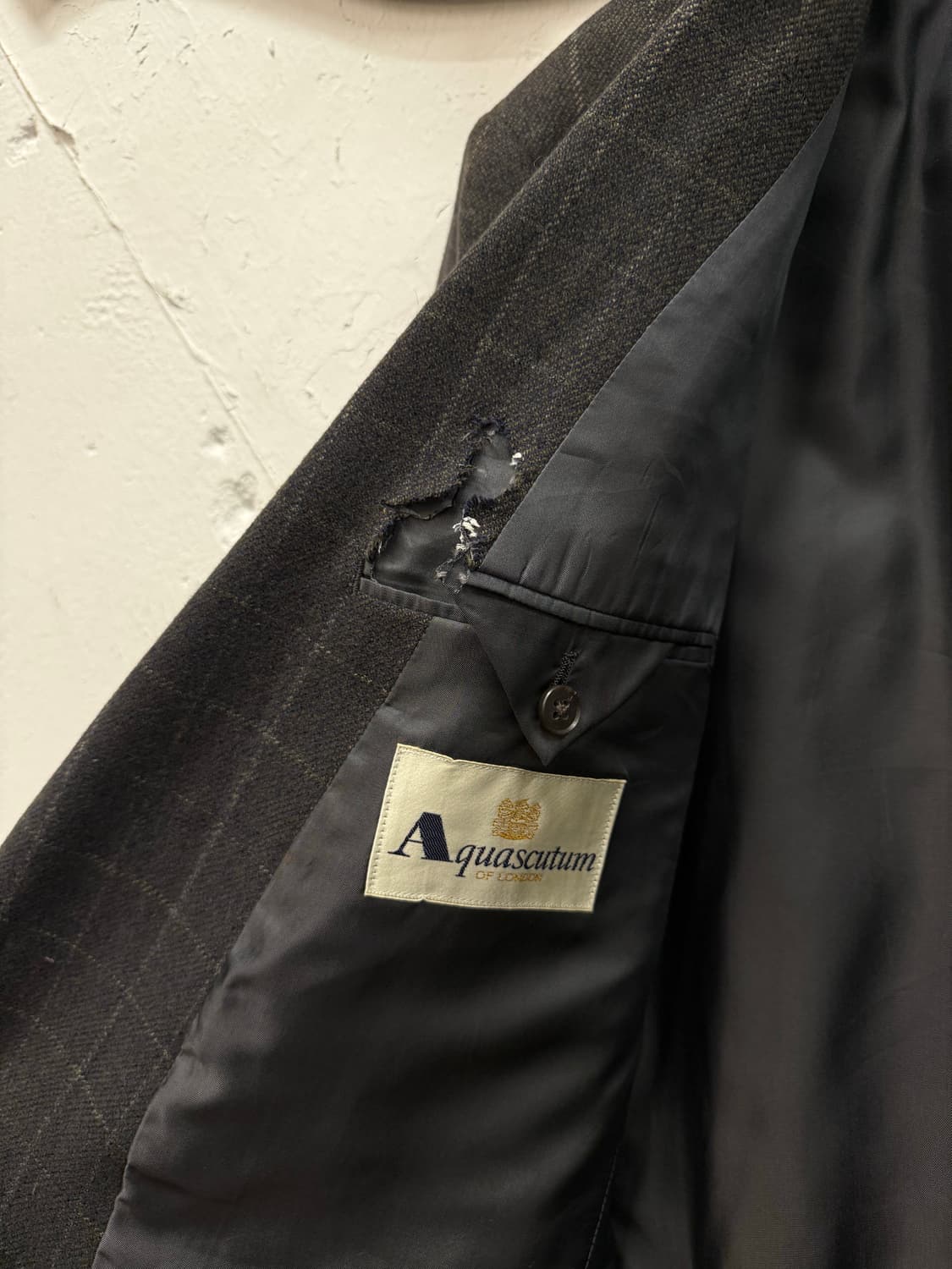 L) Aquascutum Plaid Tailored Jacket 상품이미지6