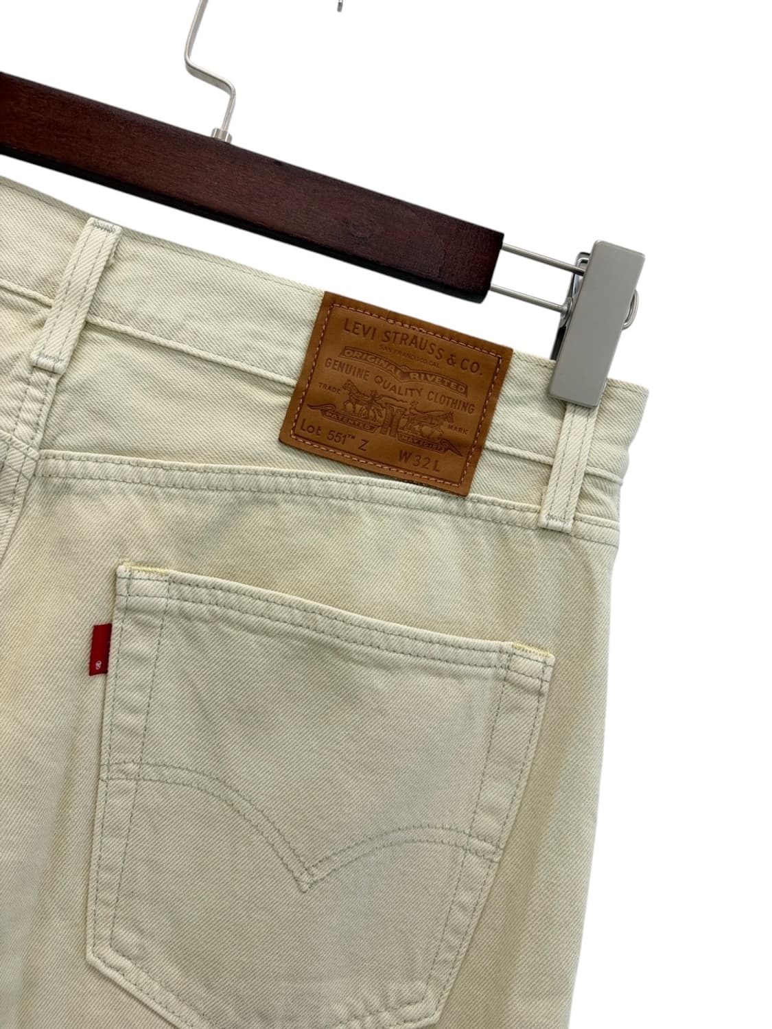 리바이스 551Z 프리미엄 코튼팬츠 아이보리 (32) 상품이미지6