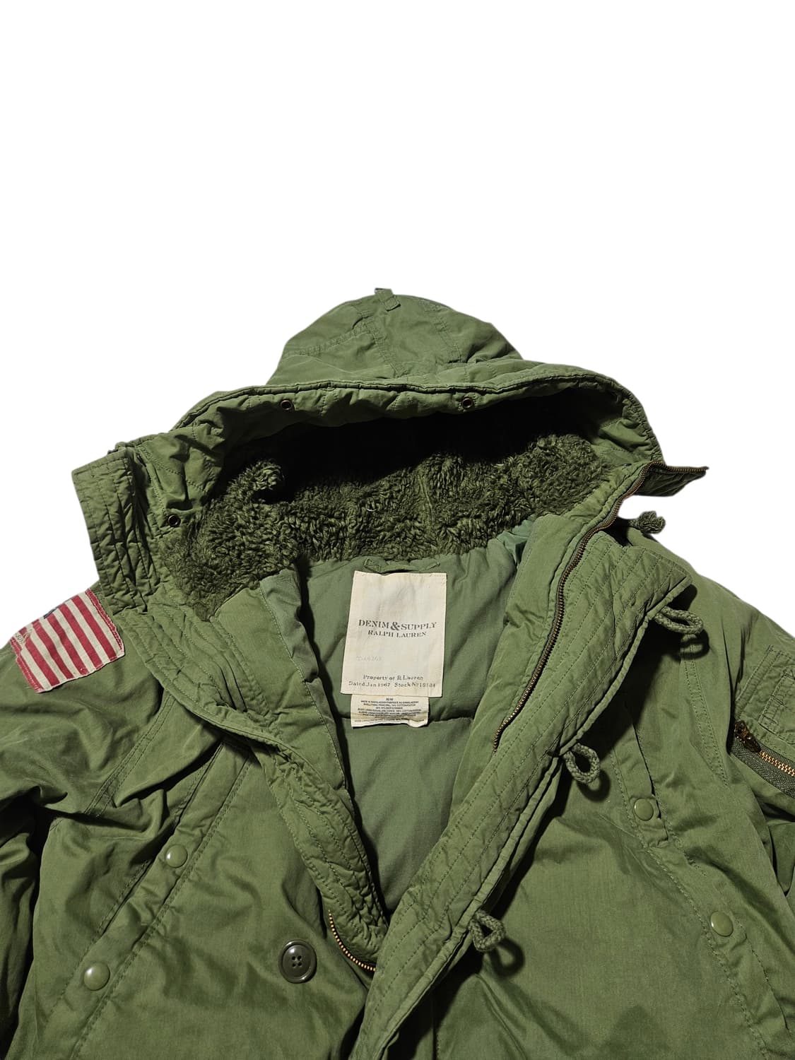 데님앤서플라이 랄프로렌 N3B 성조기 M 100 105 상품이미지4