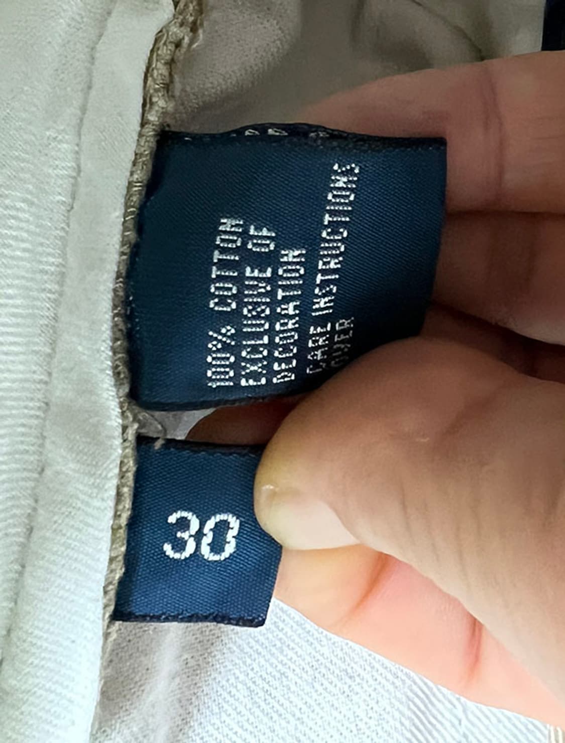 POLO 폴로 멀티 포니 자수 베이지 남자 치노 반바지 캐주얼 M 29 상품이미지4