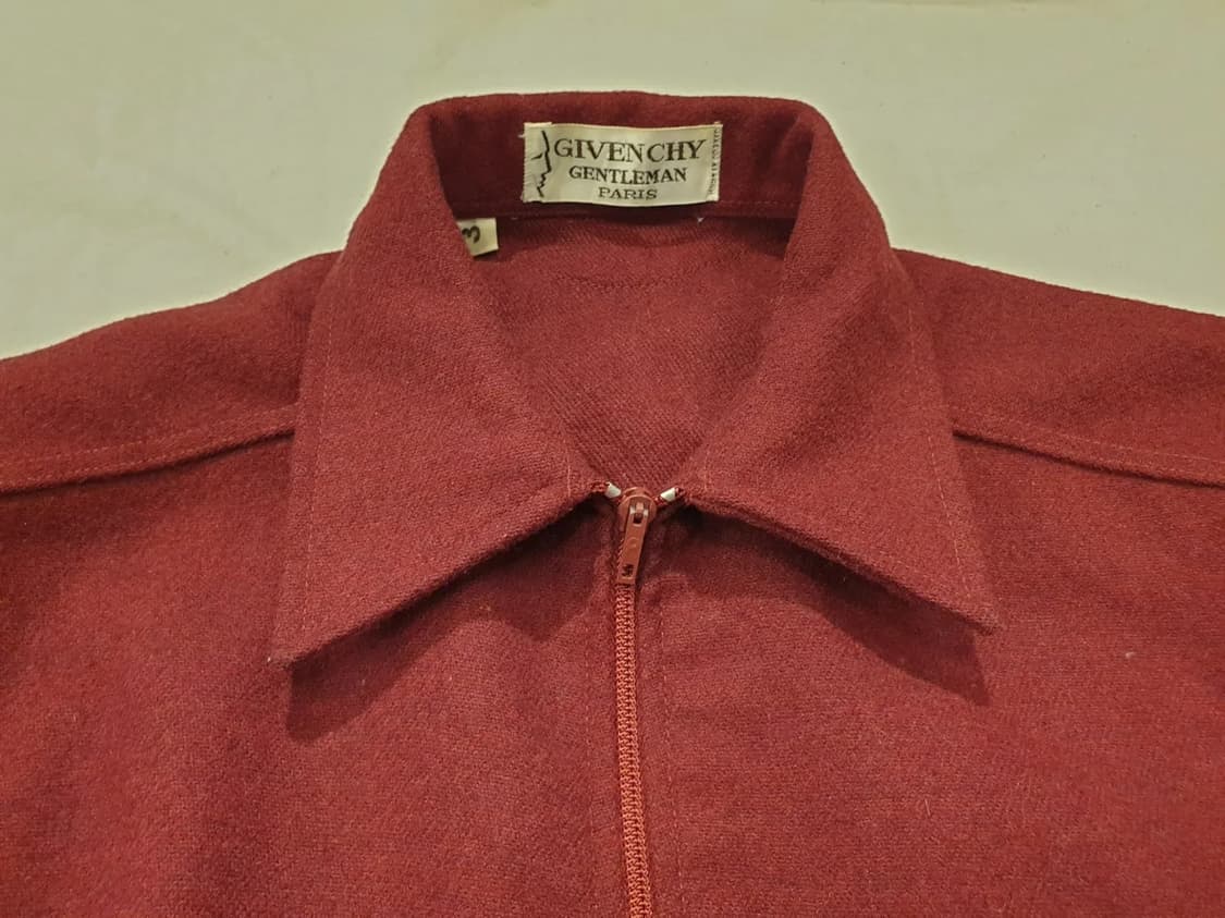 old Givenchy 울 블루종 상품이미지4