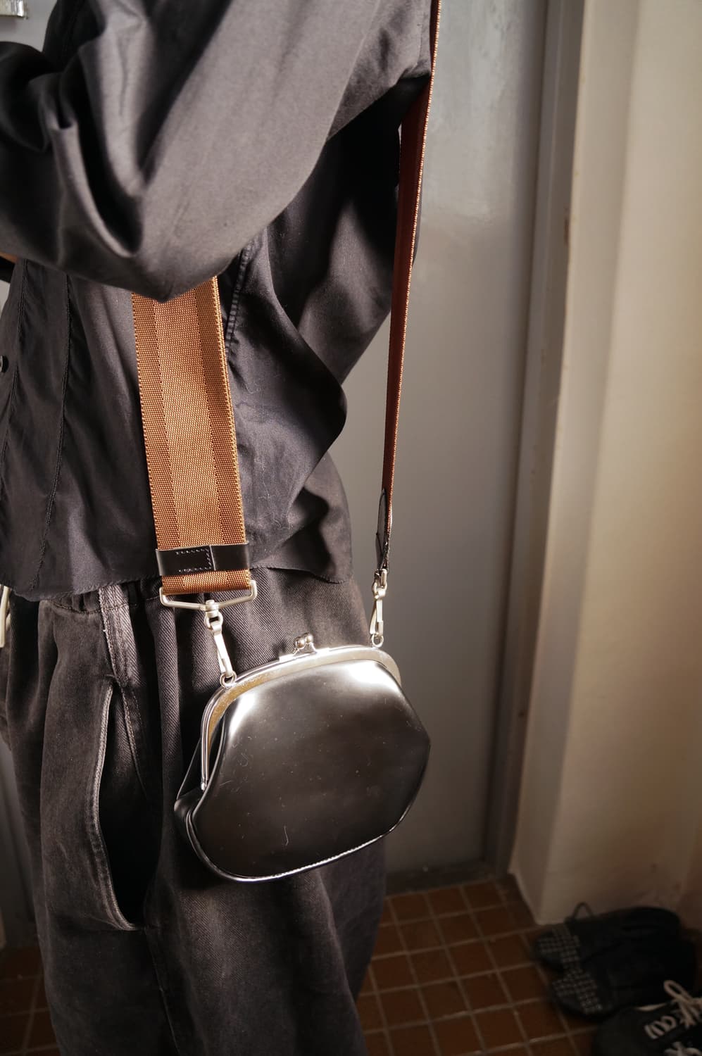 꼼데가르송 아오야마 가마구치 숄더백 상품이미지3