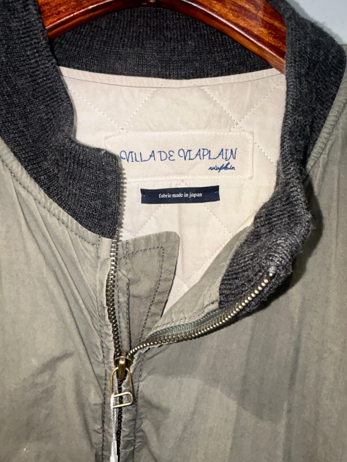 VILLA DE VIAPLAIN 집업 블루종(봄버) 상품이미지4