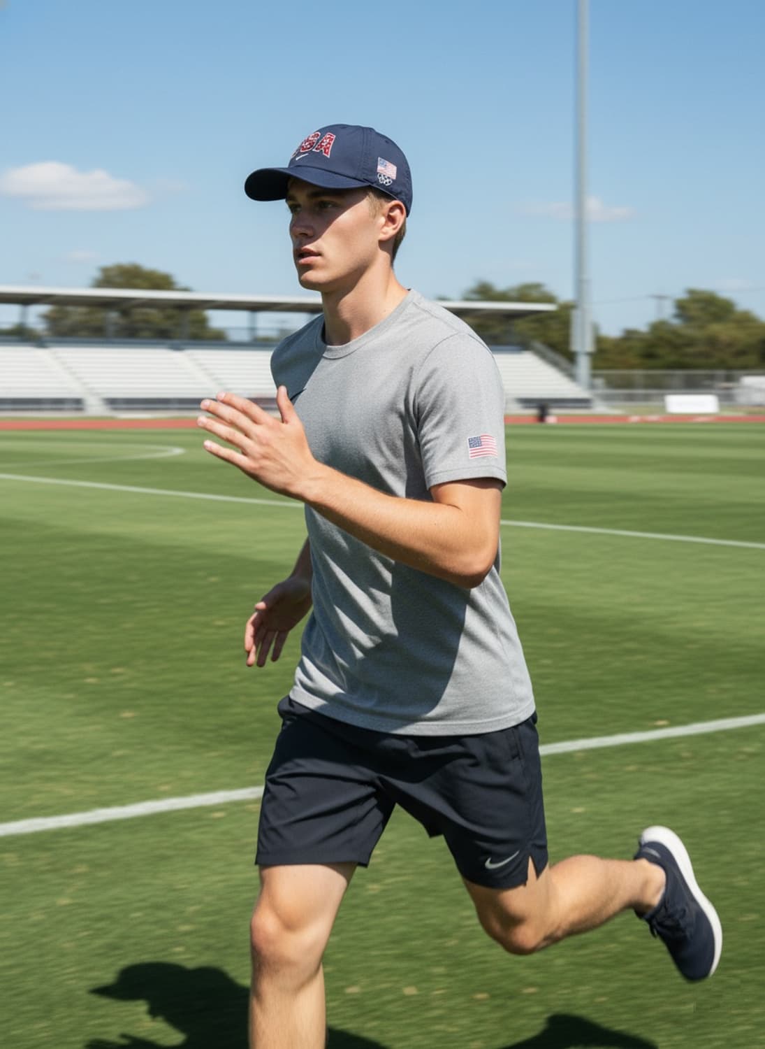 NIKE 나이키 USA 미국 올림픽 나일론 네이비 볼캡 모자 운동 헬스 상품이미지8