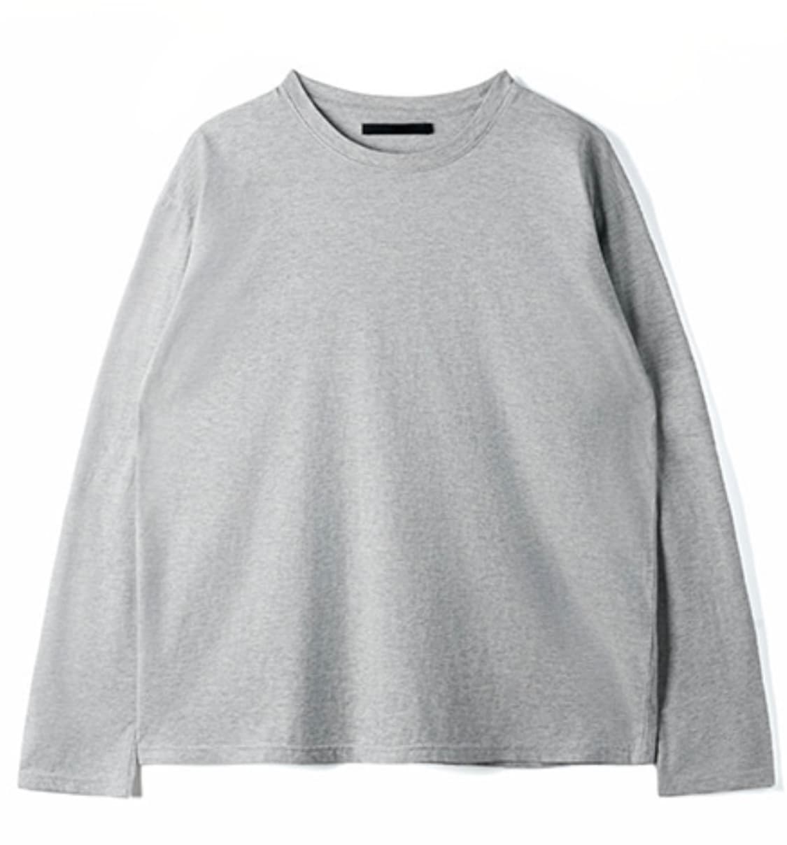 htae90s Basement Long Sleeve HeatherGrey 상품이미지1