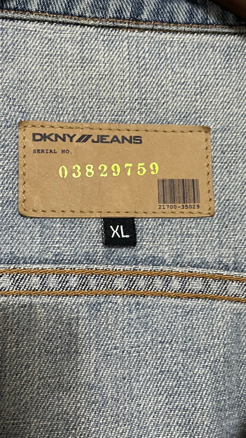 DKNY 남성 데님자켓  XL 105 라이더 청자켓 상품이미지3