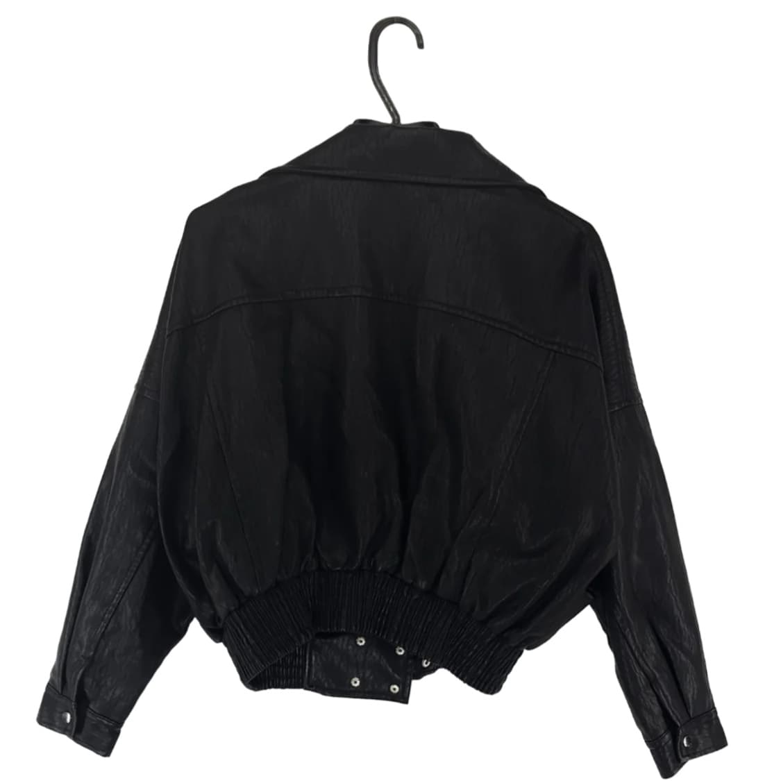 XUANXUAN 빈티지 크롭 벨트 레더 자켓 상품이미지3