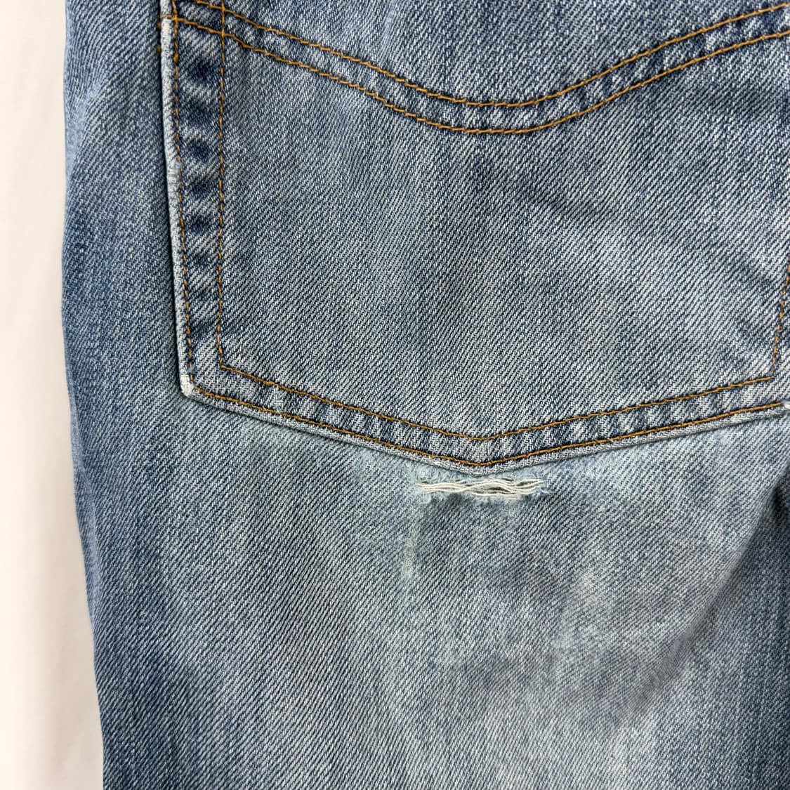 (36) 칼하트 00s 릴렉스 핏 연청 데님 팬츠 상품이미지7