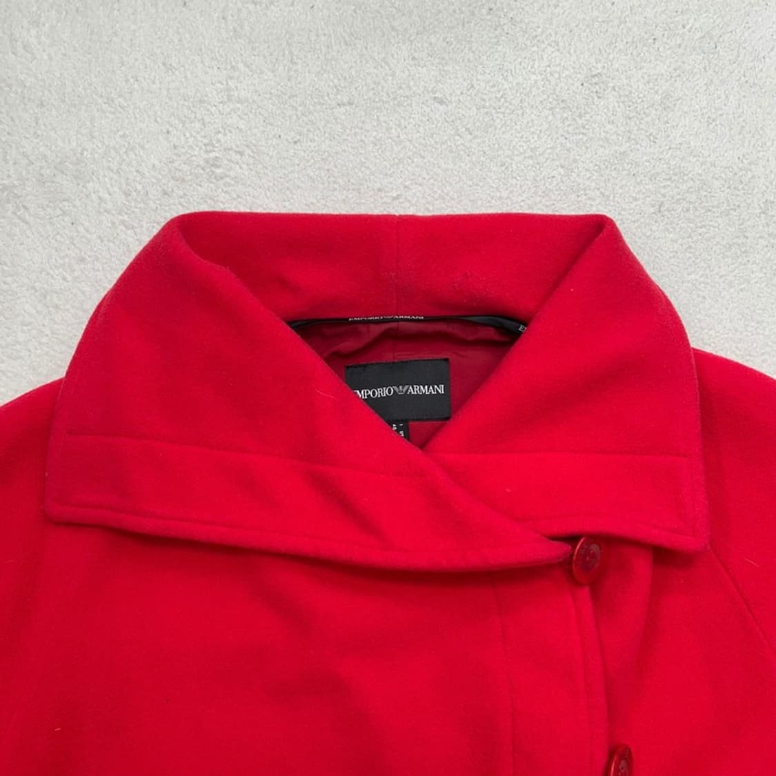 엠포리오 아르마니 레드 코트 US 12 상품이미지3