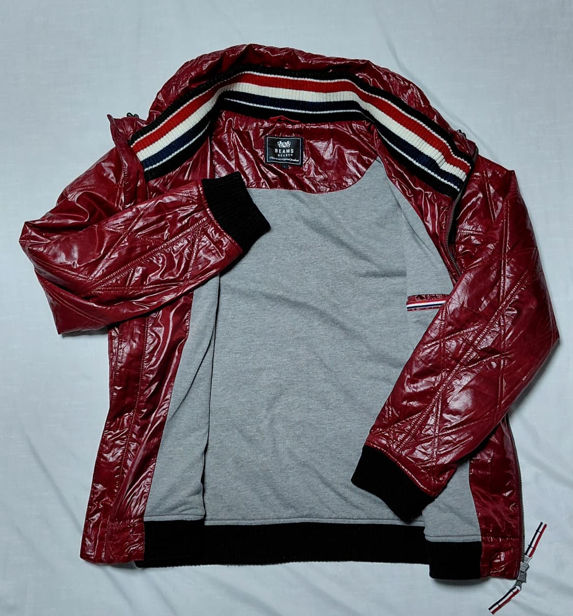 [BEAMS HEART] 빔즈 하트 다이아몬드 퀼팅 패딩 자켓 (L) 상품이미지6