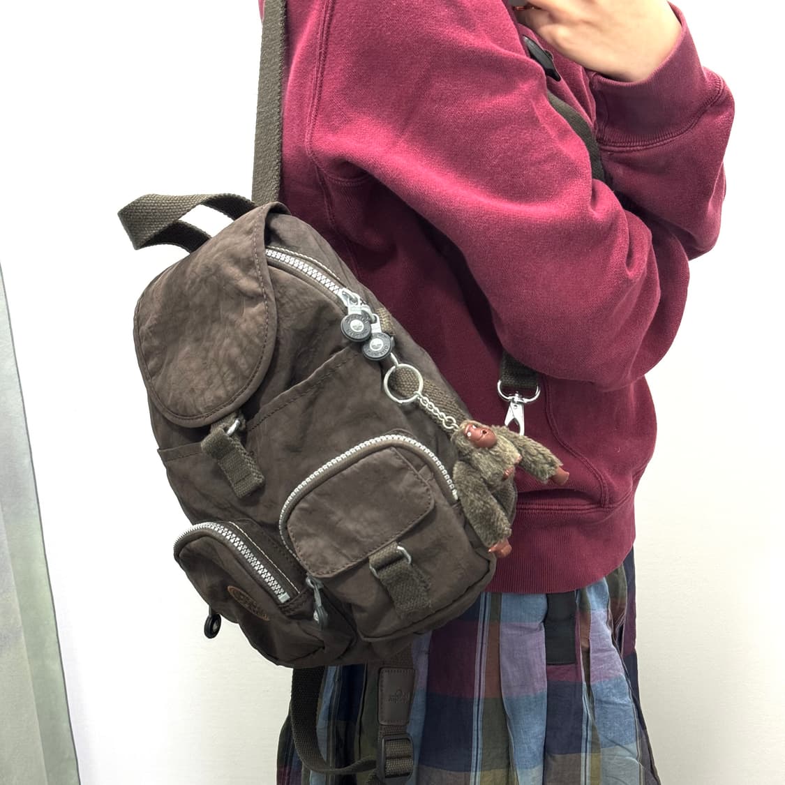 키플링 브라운 미니백팩 상품이미지1