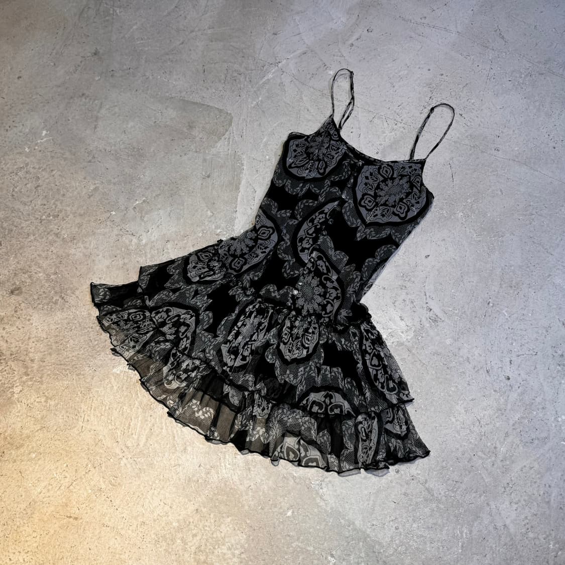 오리엔탈 패턴 캉캉 원피스 상품이미지2