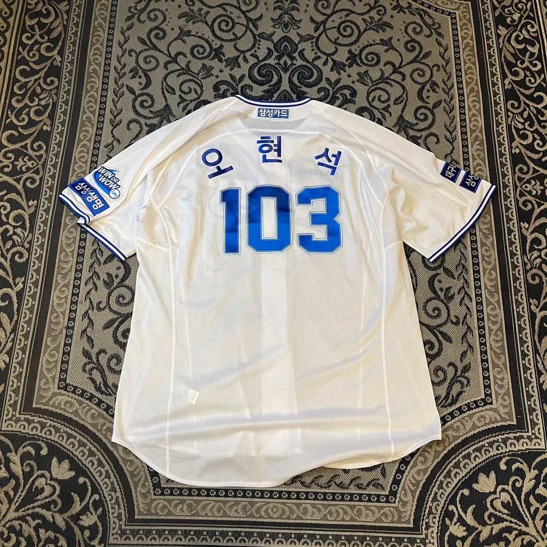 언더아머 삼성라이온즈 실착 유니폼/W2289 상품이미지4