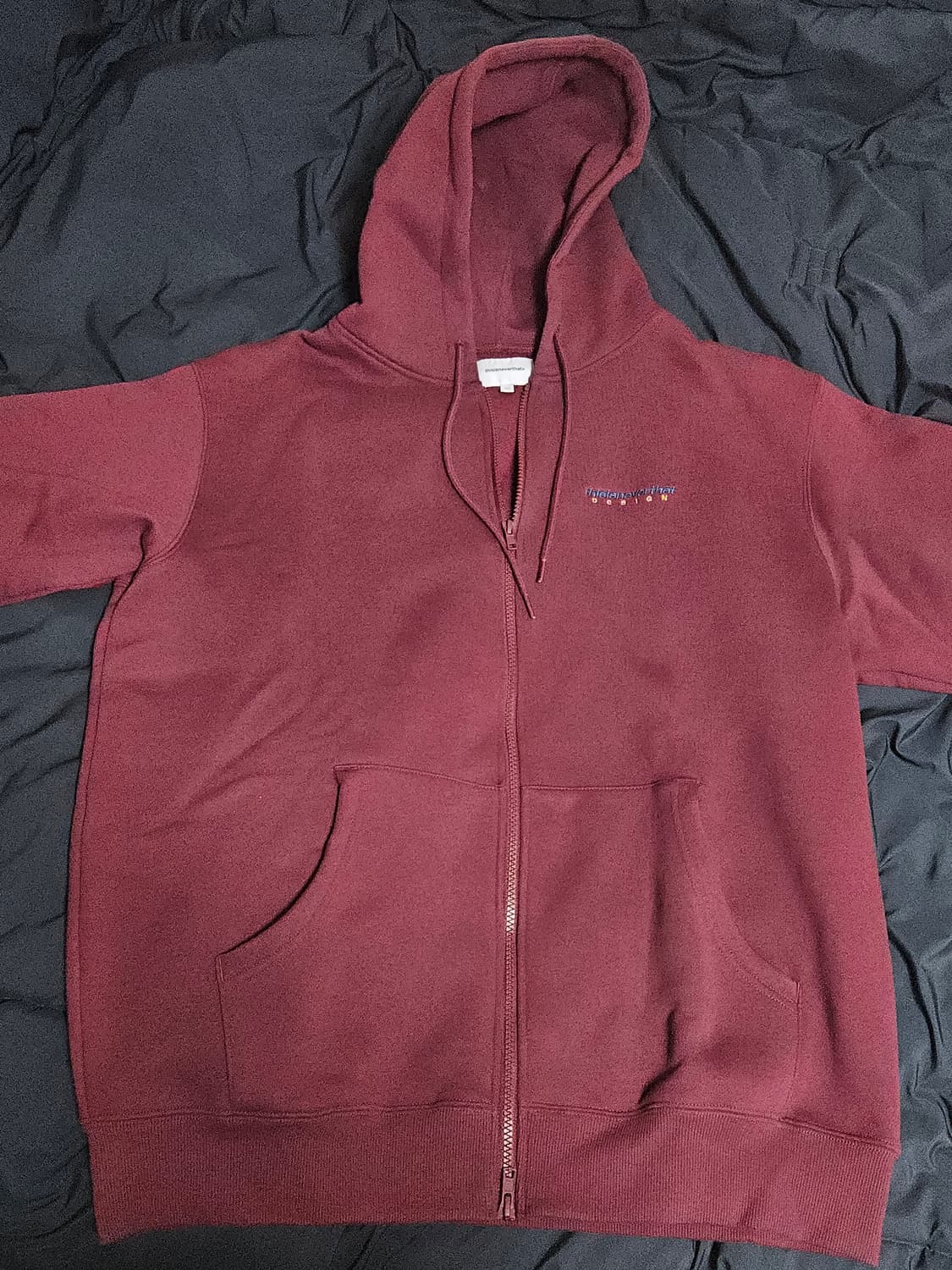 thisisneverthat 집업후드 버건디 상품이미지5