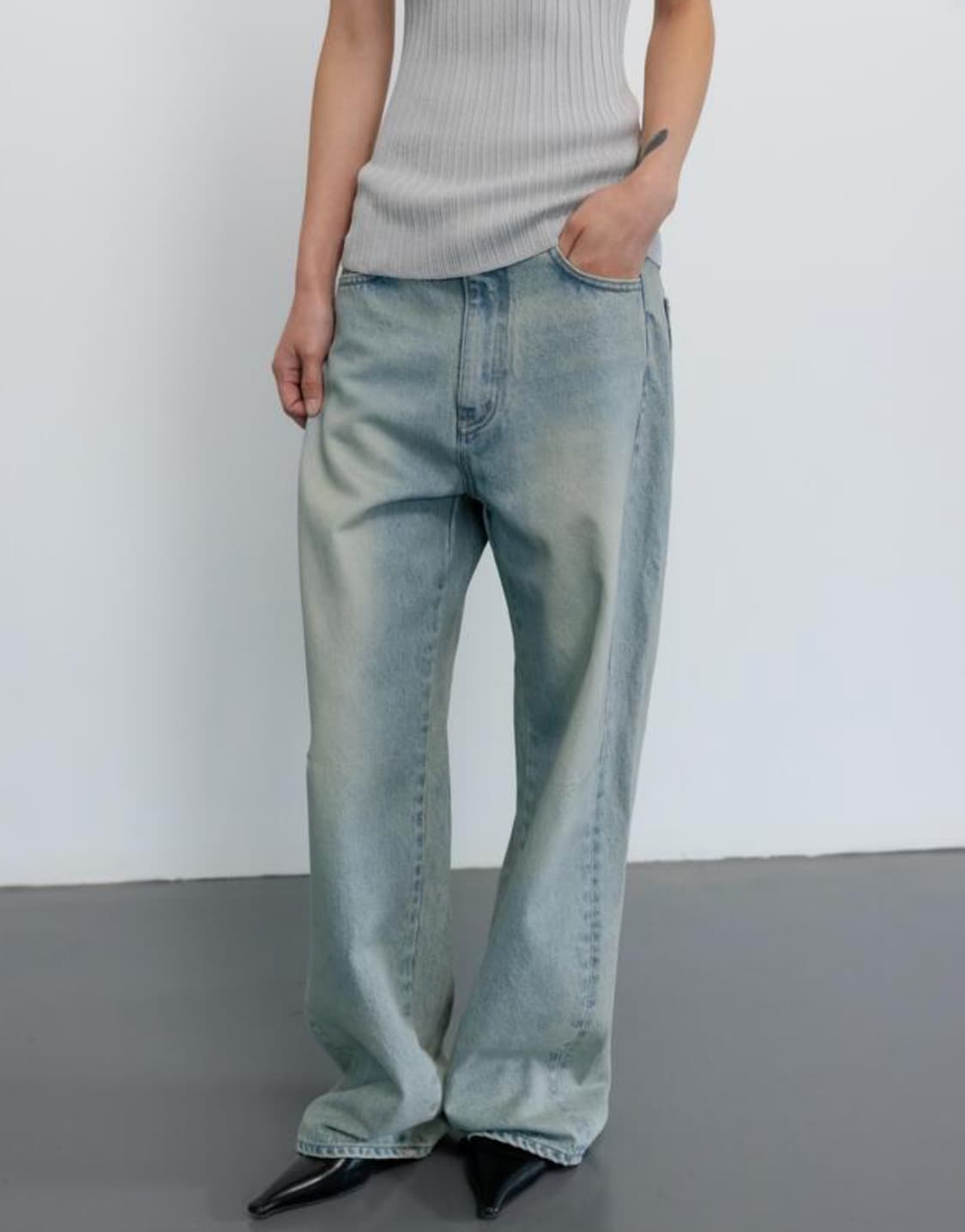 Gbh 어패럴 지비에이치 Cinch back denim 킨치 백 데님 상품이미지2