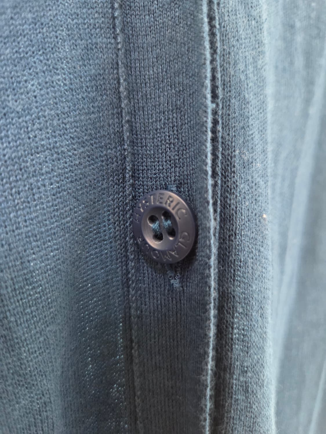 히스테릭글래머 샴브레이 믹스 롱 가디건 상품이미지5