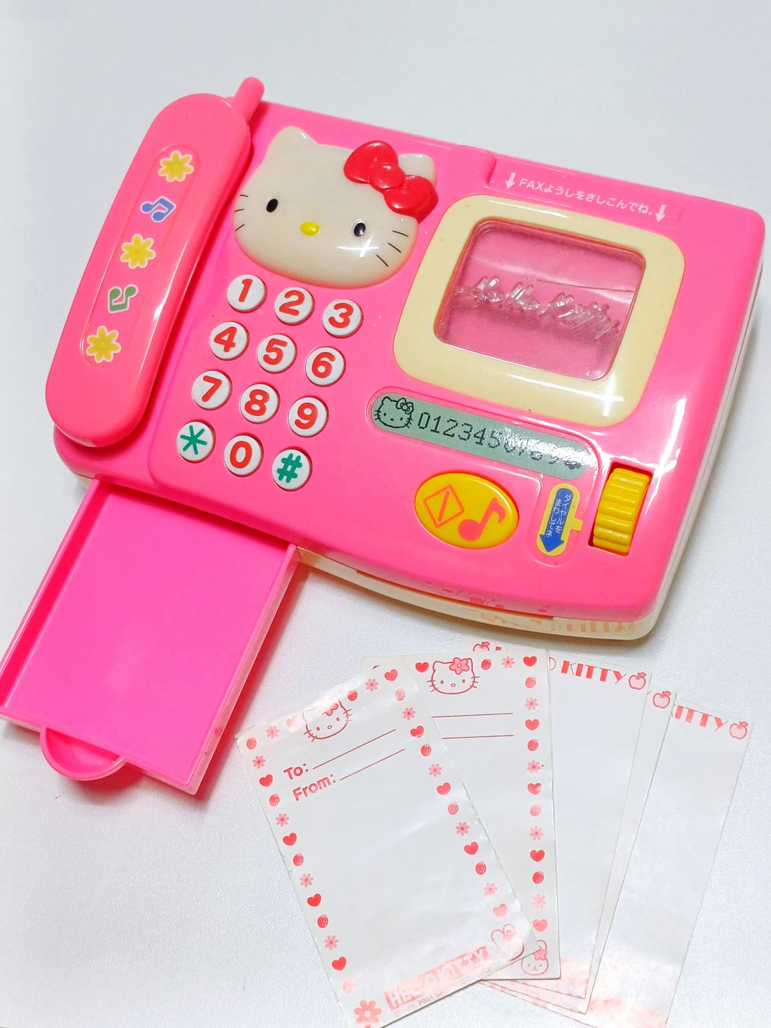 헬로키티 팩스 전화기 장난감 상품이미지3
