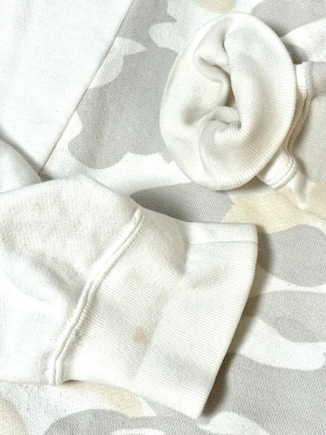 베이프 시티 카모 하프 샤크 풀 후드집업 화이트 상품이미지6