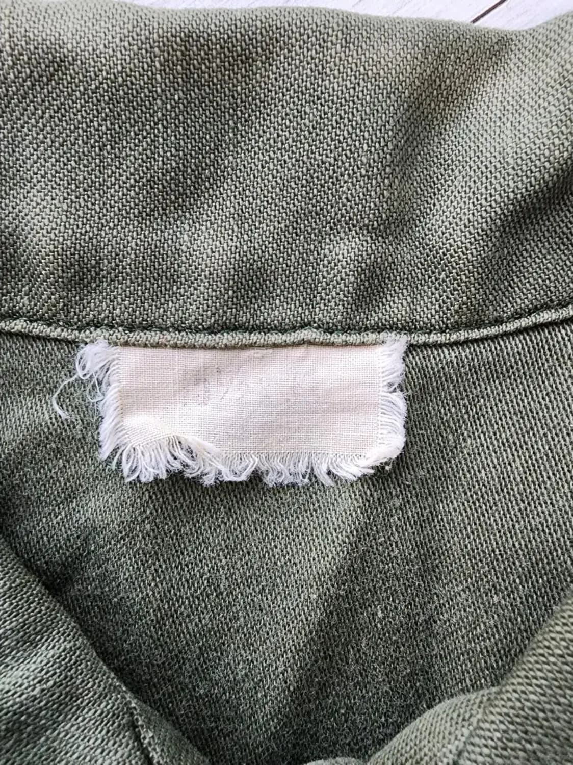 60's 베트남전 OG-107 USAF 유틸리티 셔츠 상품이미지5