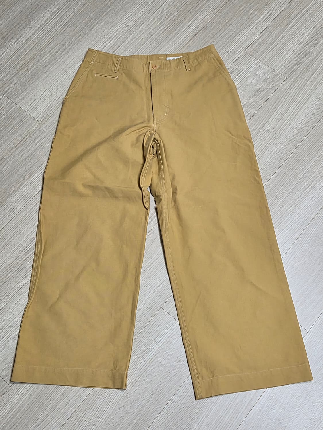 토마스모어 넬리 팬츠  옐로우베이지 L 상품이미지2