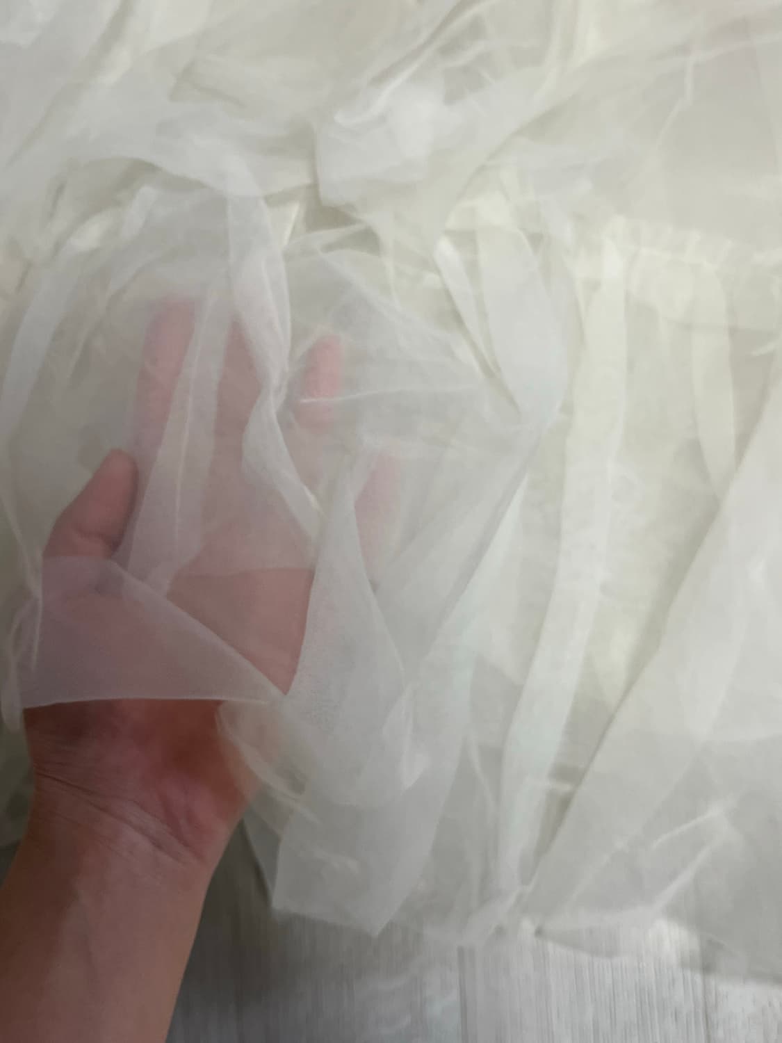 프리즈프레임 빈티지 시스루 캉캉 샤스커트 상품이미지2