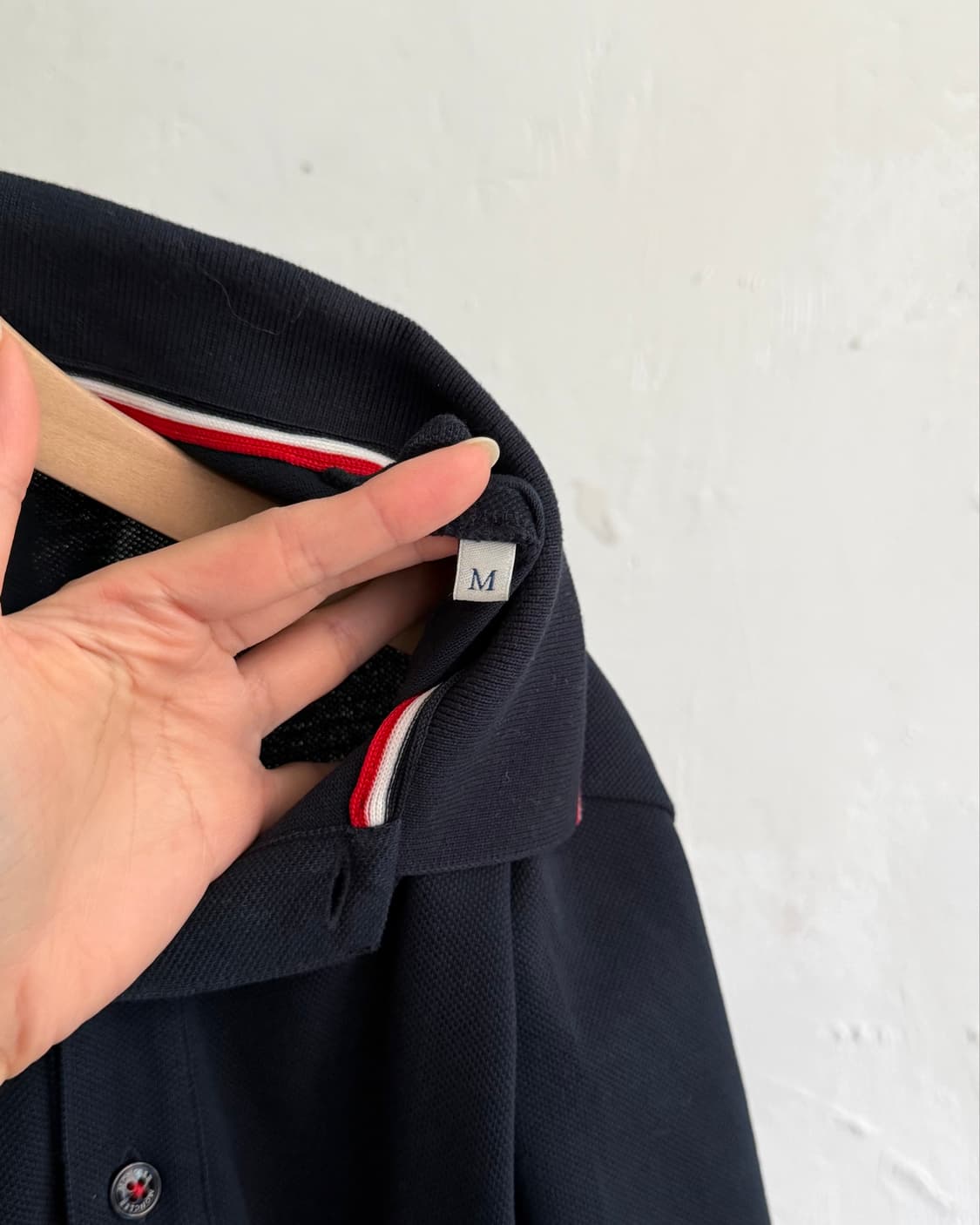 Moncler 몽클레르 로고 네이비 PK 카라티셔츠 상품이미지5