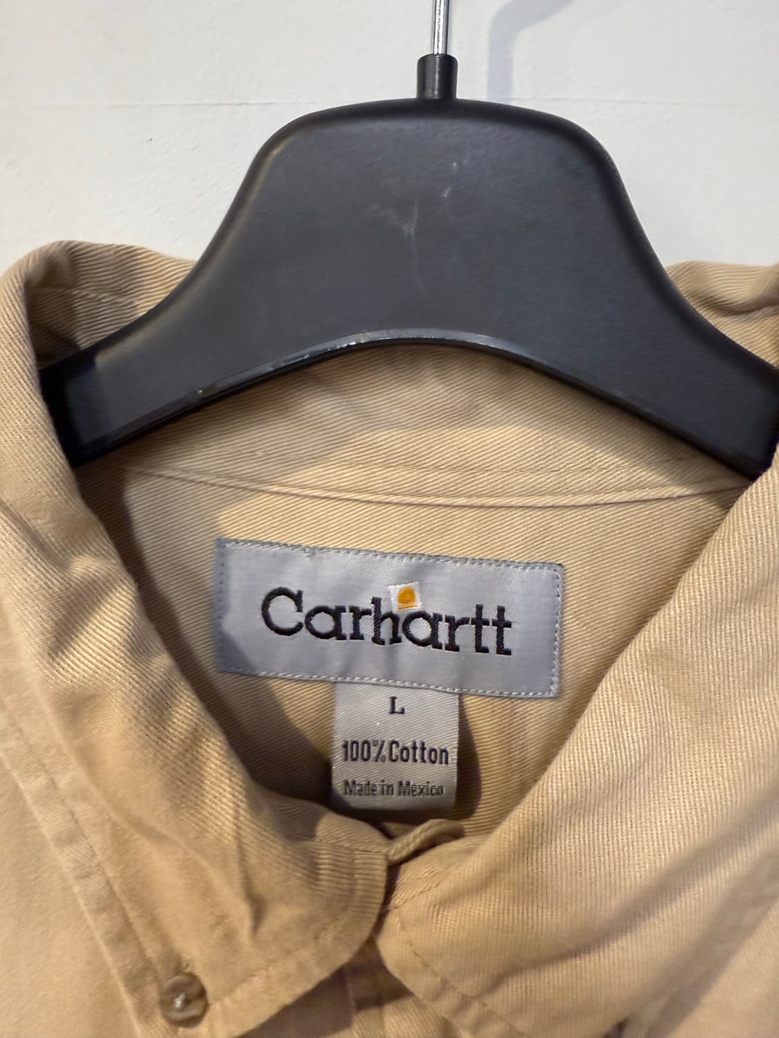 칼하트 베이지 긴팔셔츠 상품이미지3