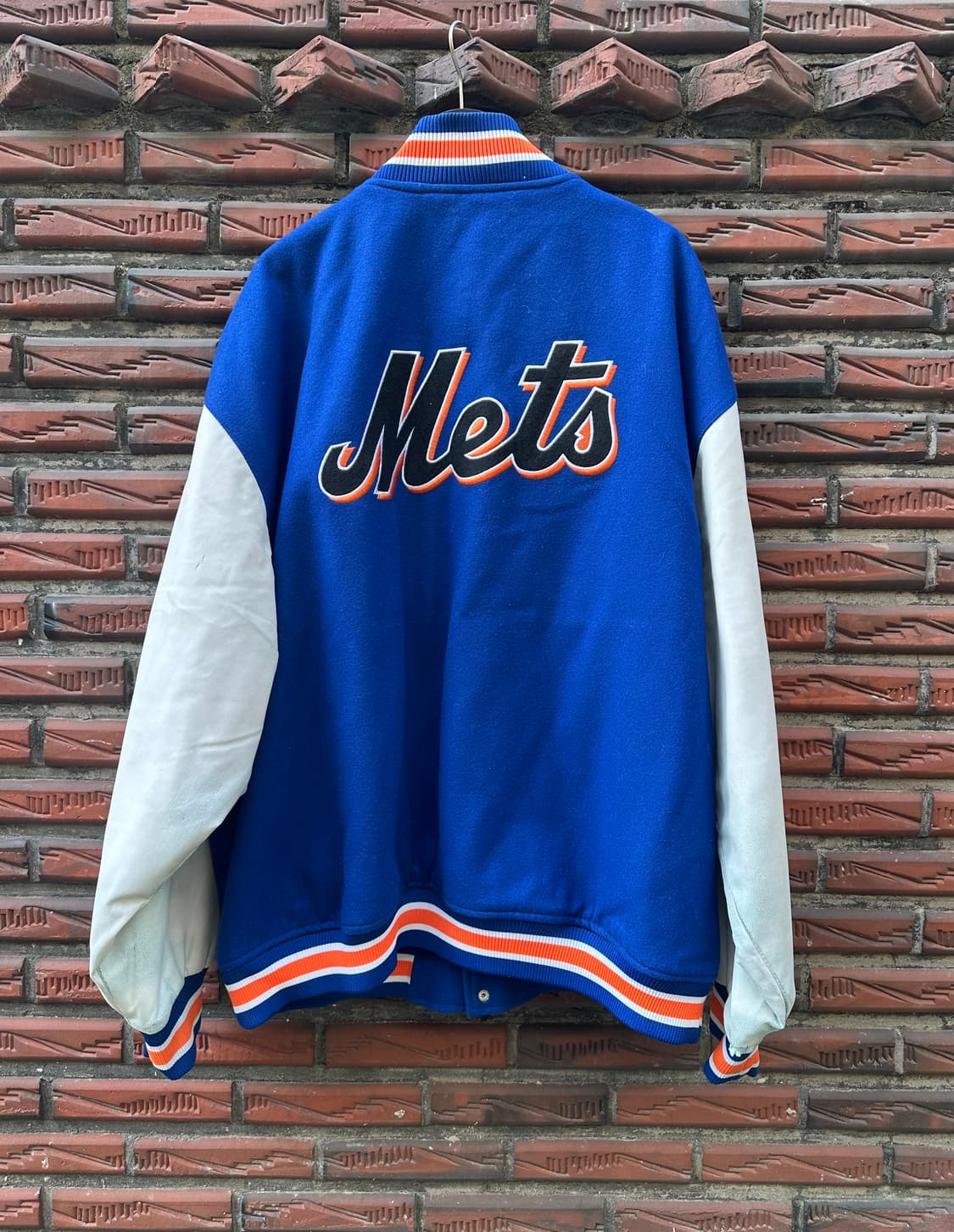 빈티지 00s 마제스틱 뉴욕 메츠 바시티 자켓 상품이미지3