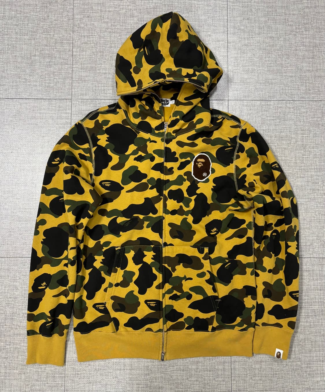 베이프 Bape 1st camo 황계 풀 집업 후드 상품이미지1