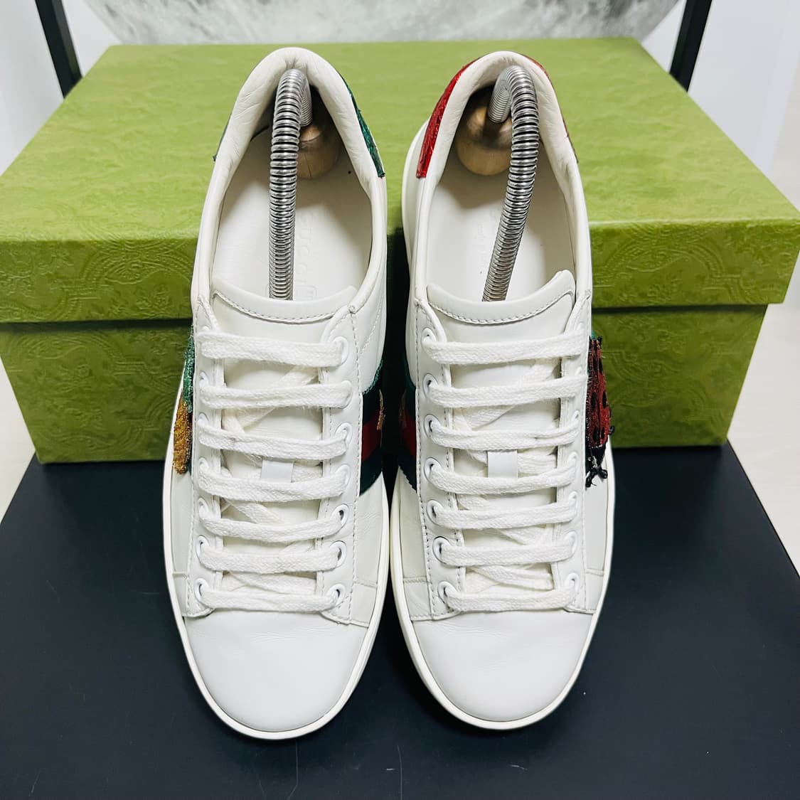 정품 35) 구찌 파인애플 무당벌레 패치 에이스 스니커즈 225~230 상품이미지3