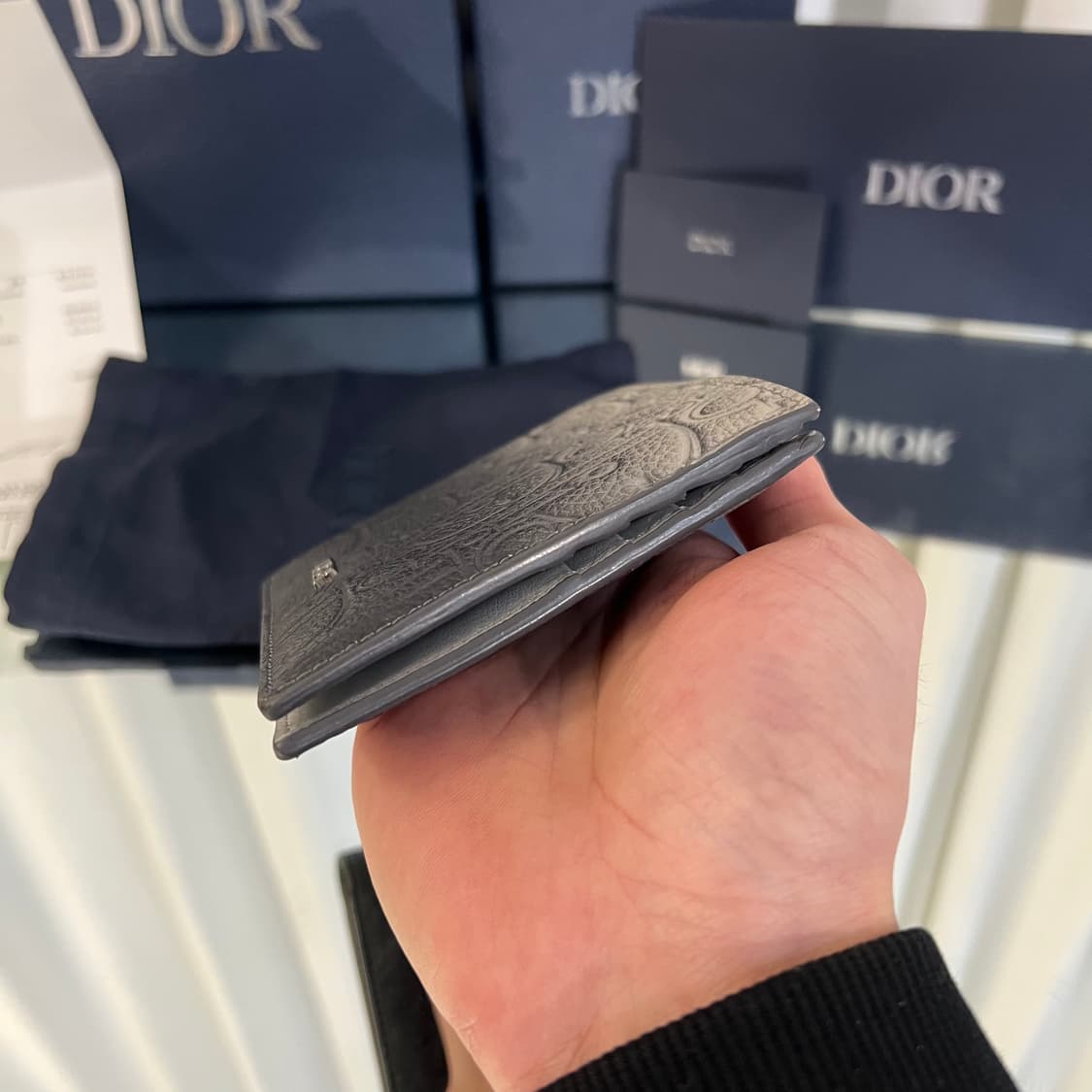 [풀구성] 디올 그라데이션 그래피티 반지갑  상품이미지5