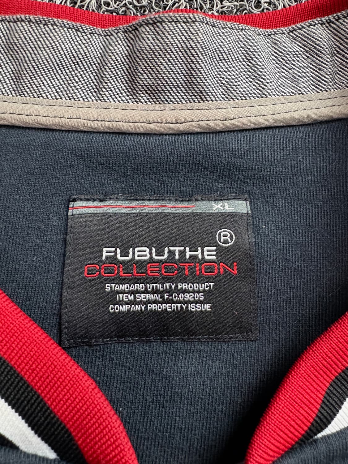 후부 올드스쿨 데님 믹스업 바시티 집업 자켓 3705 상품이미지3