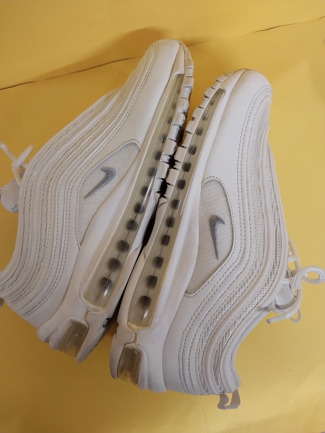 남성 나이키 에어맥스 97 트리플화이트 운동화 (255) 상품이미지8