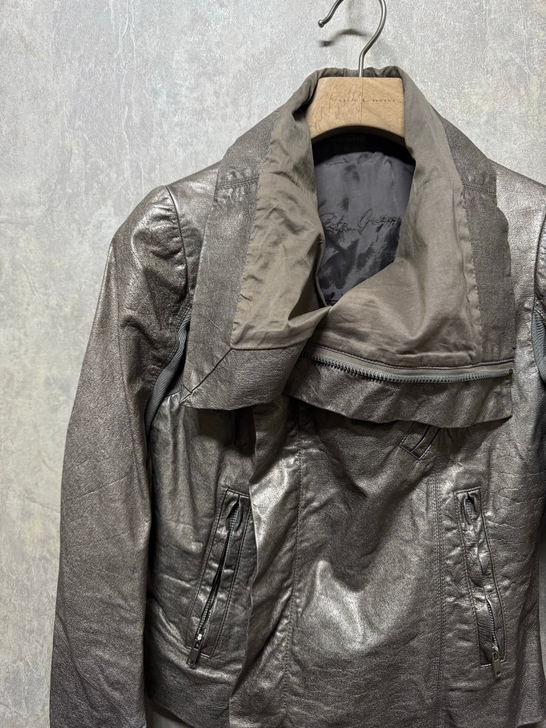 42 / Rick Owens 릭오웬스 나스카 레더 자켓 상품이미지2