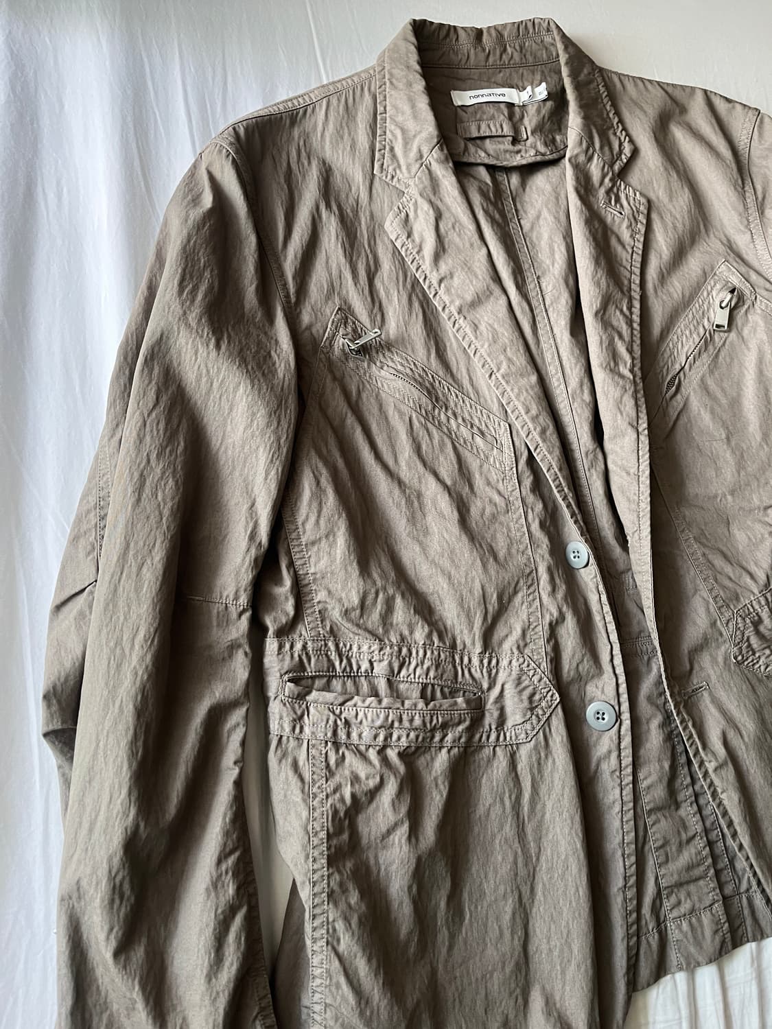 [1]논네이티브 nonnative 트루퍼 자켓 스톤 컬러 상품이미지2