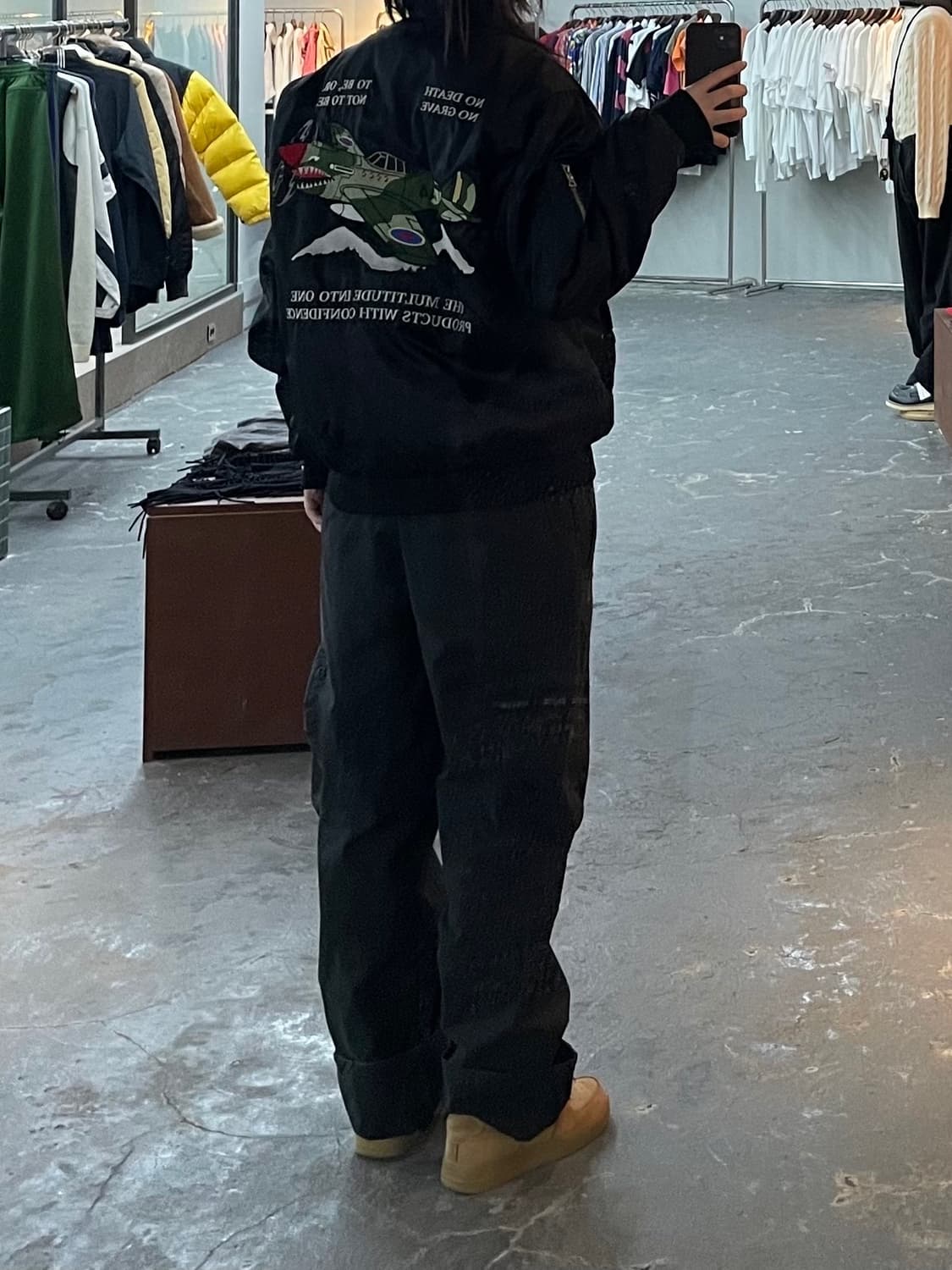 어커버 MA-1 니들워크 패딩 H982 상품이미지2