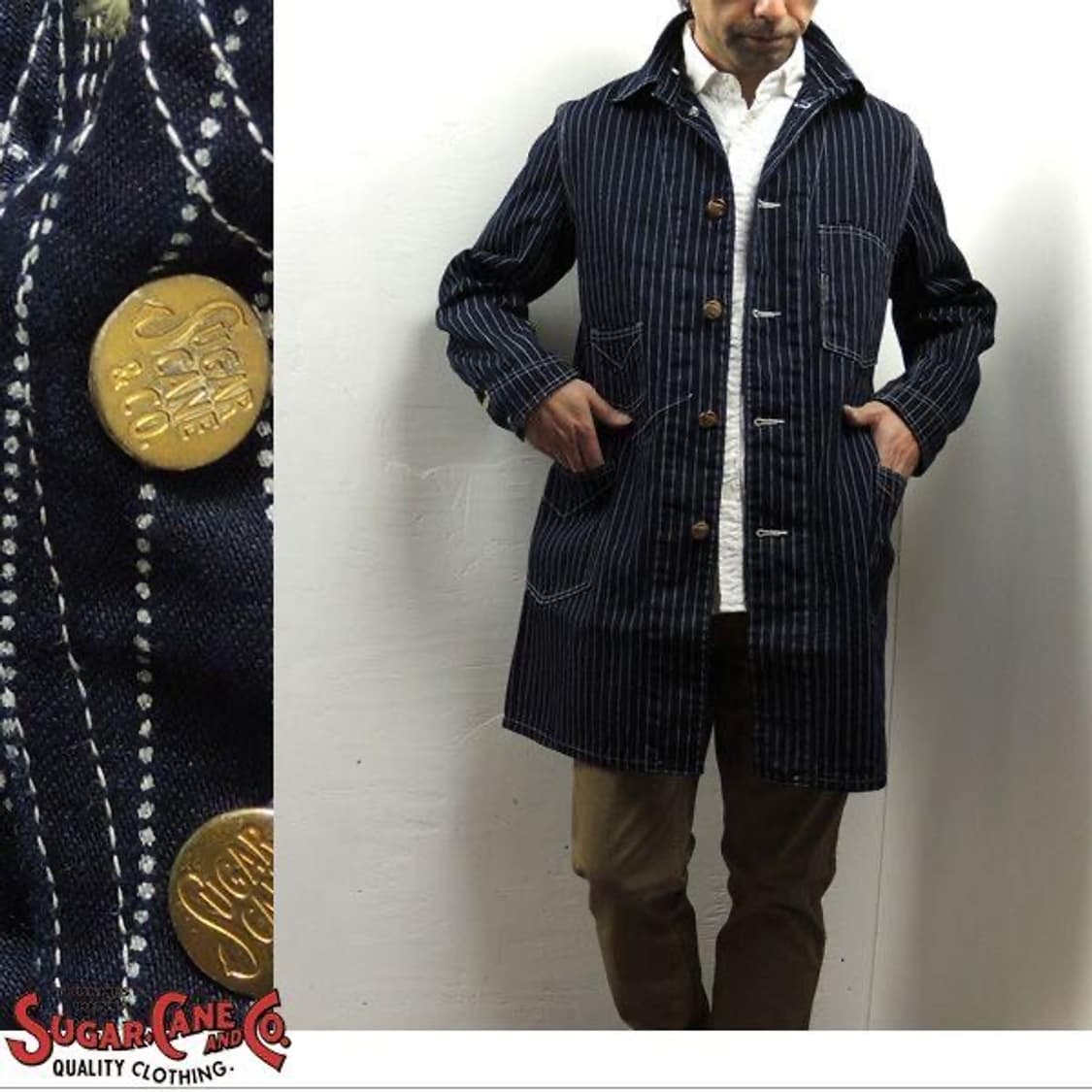 Sugar Cane 슈가케인 와바시 워크자켓 상품이미지8