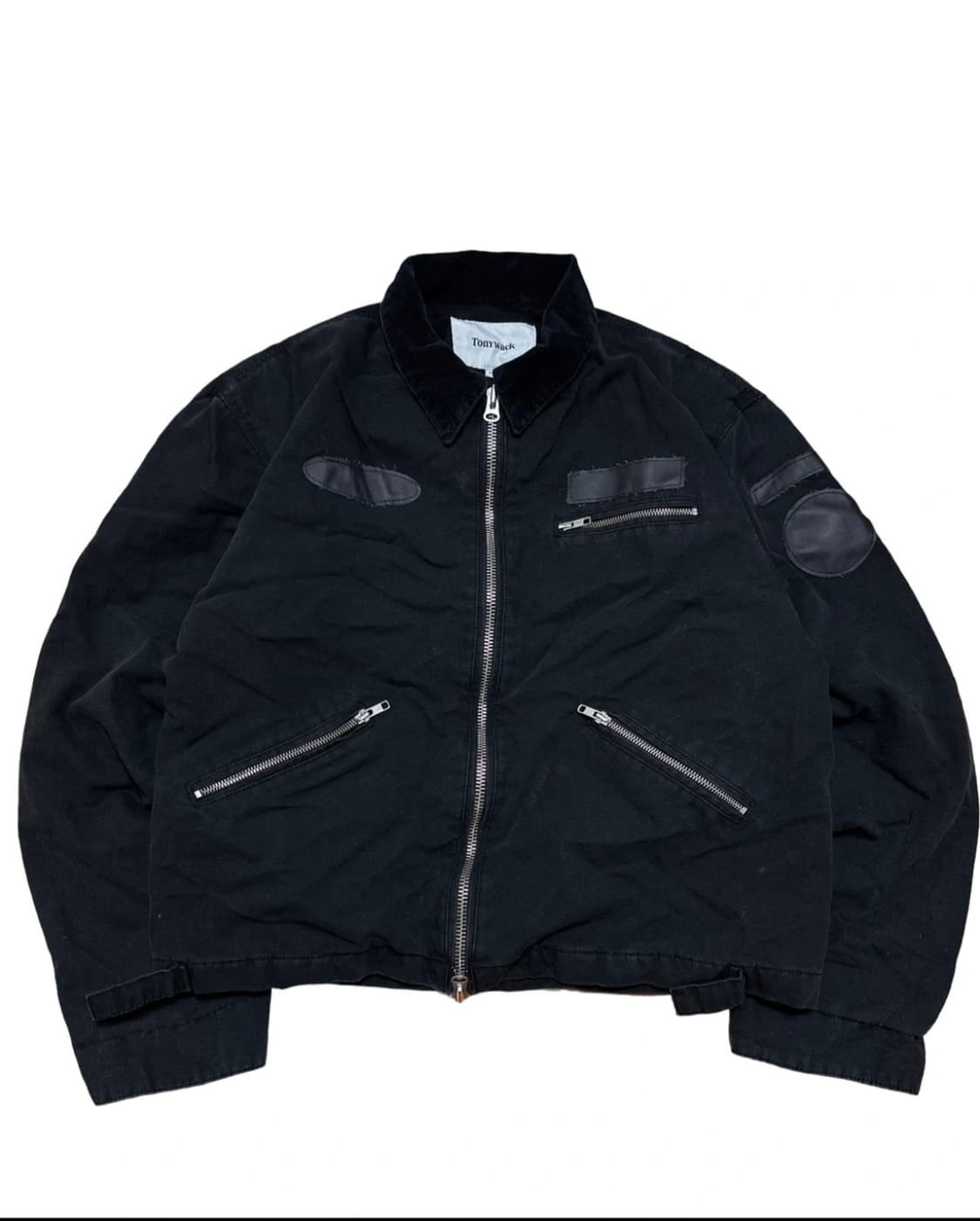 토니웩 코듀로이 블랙 누빔 워크자켓 상품이미지1