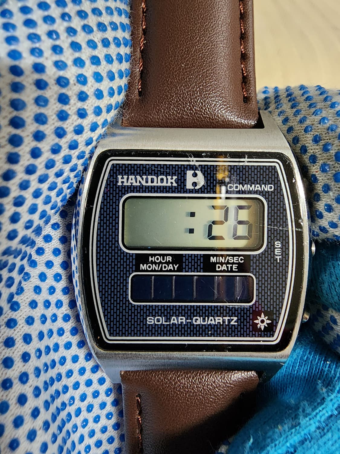 80s 한독 빈티지 솔라 쿼츠 전자시계 상품이미지9