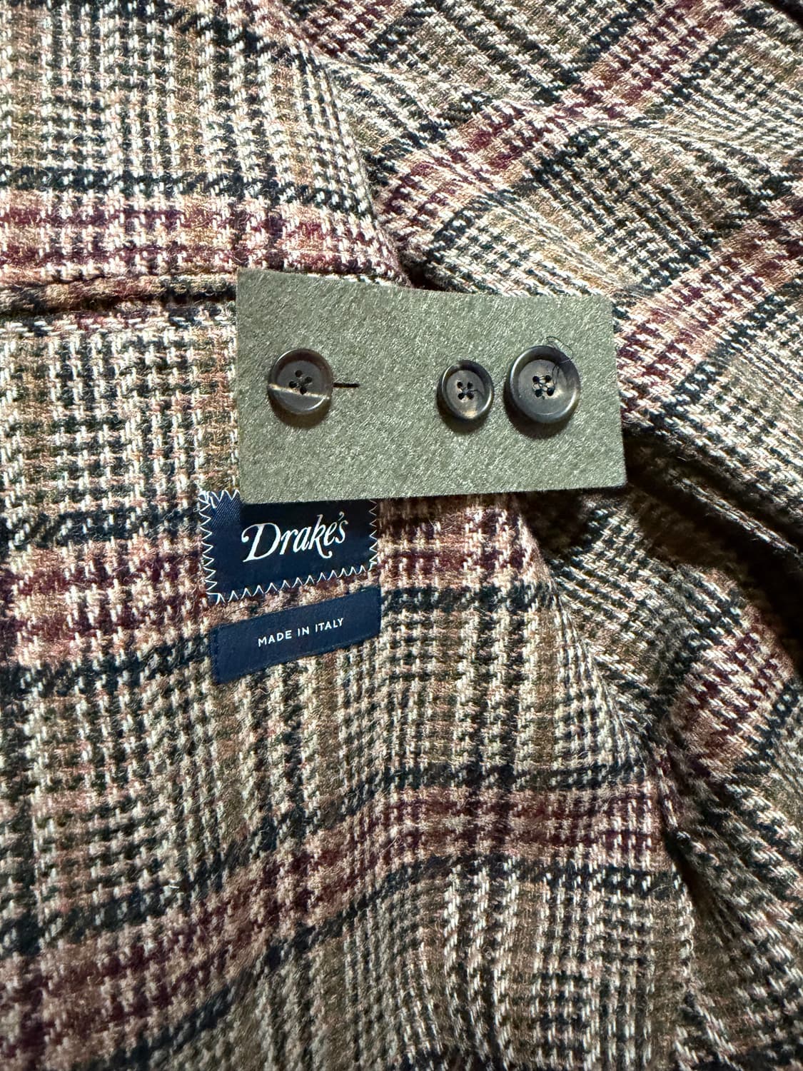 Drake's 드레익스 체크 자켓 42R 105사이즈 상품이미지2